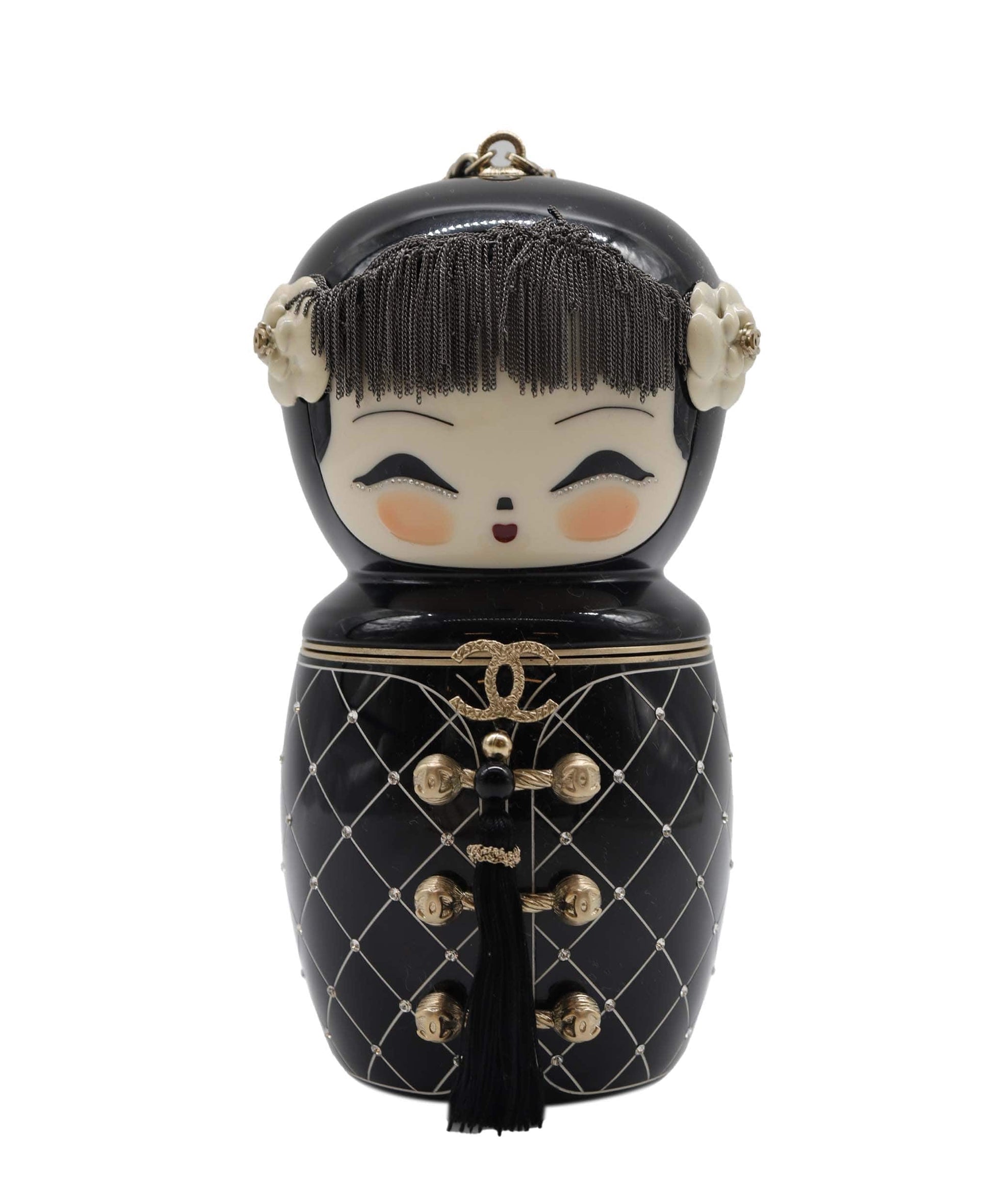 Chanel matryoshka doll Shanghai limited black bag DXBS2298