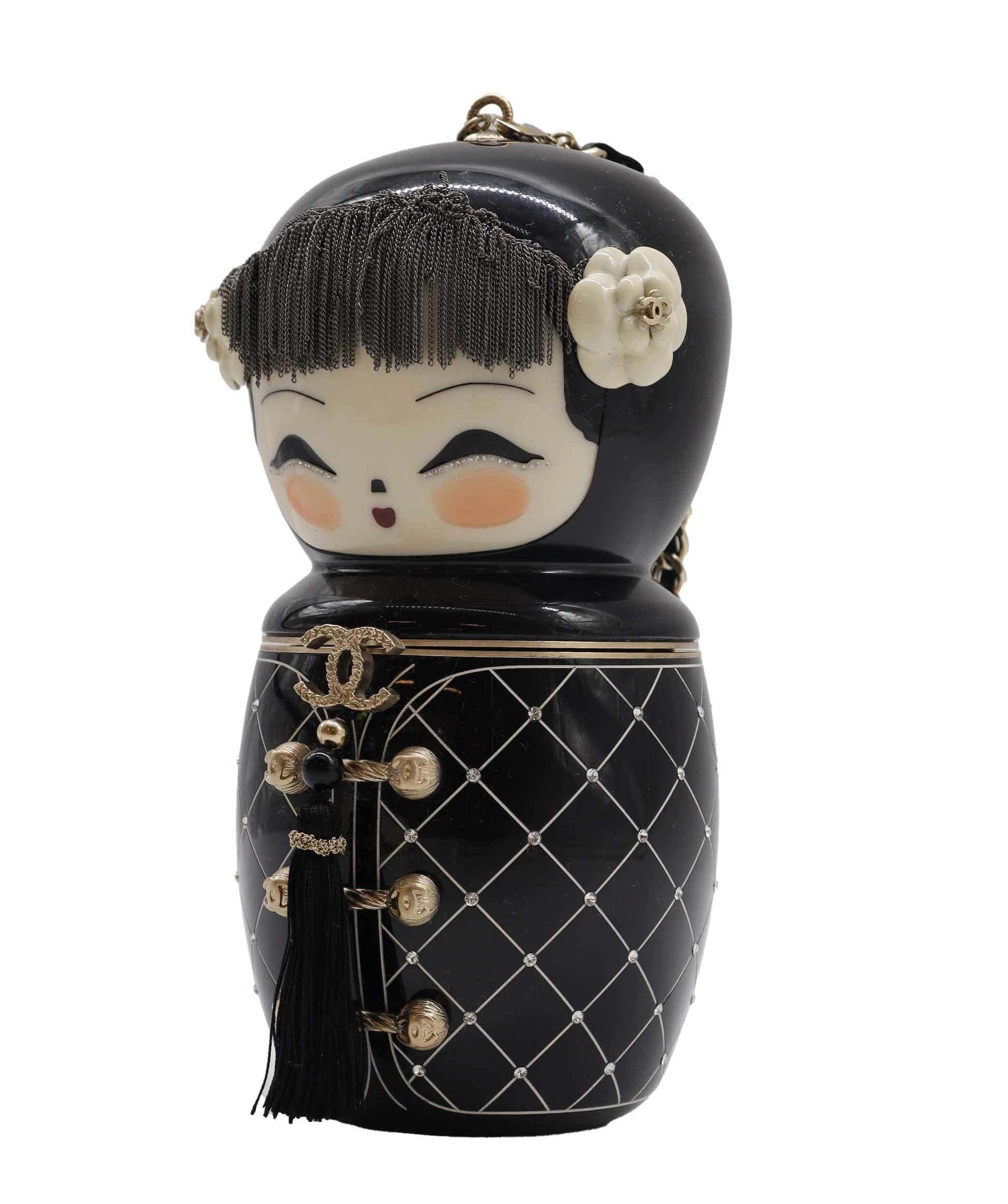 Chanel matryoshka doll Shanghai limited black bag DXBS2298
