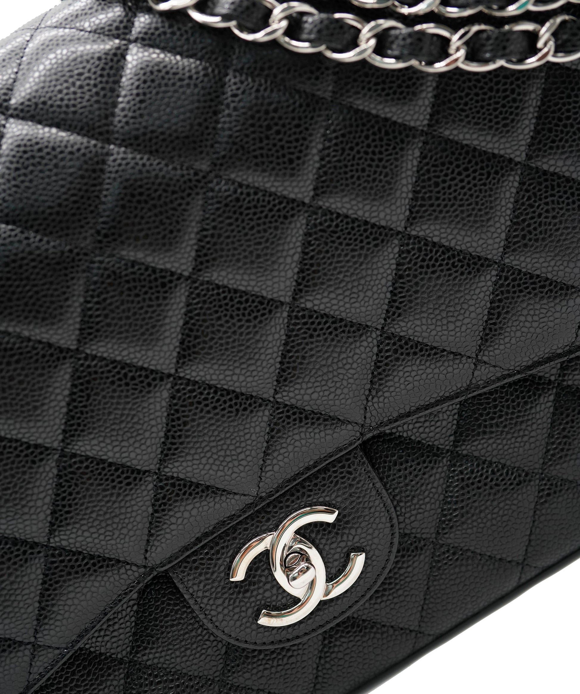 Chanel Maxi Classic Double Flap With Silver Hardware ALC0831