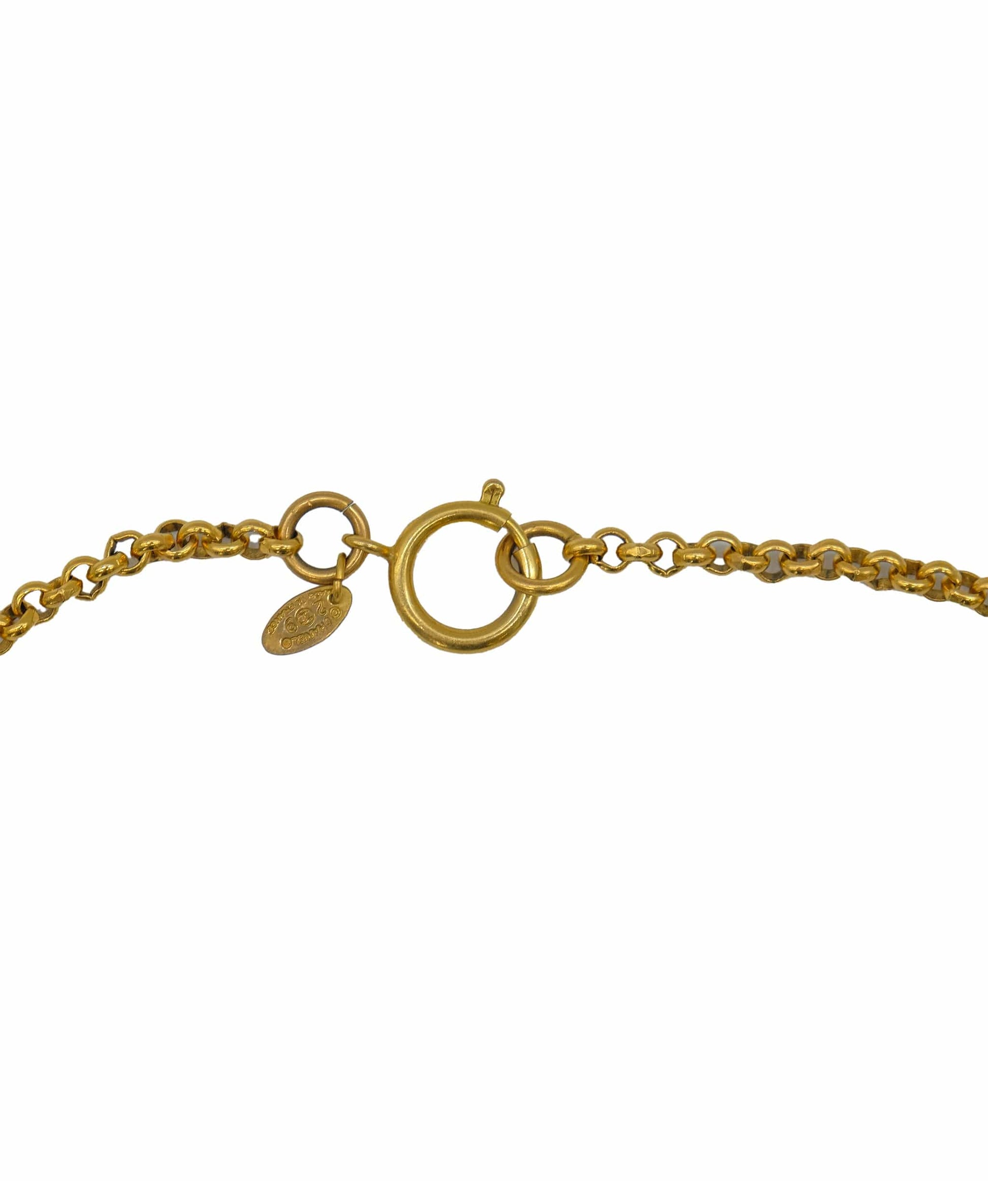 Chanel Medallion Necklace Gold ASC5301