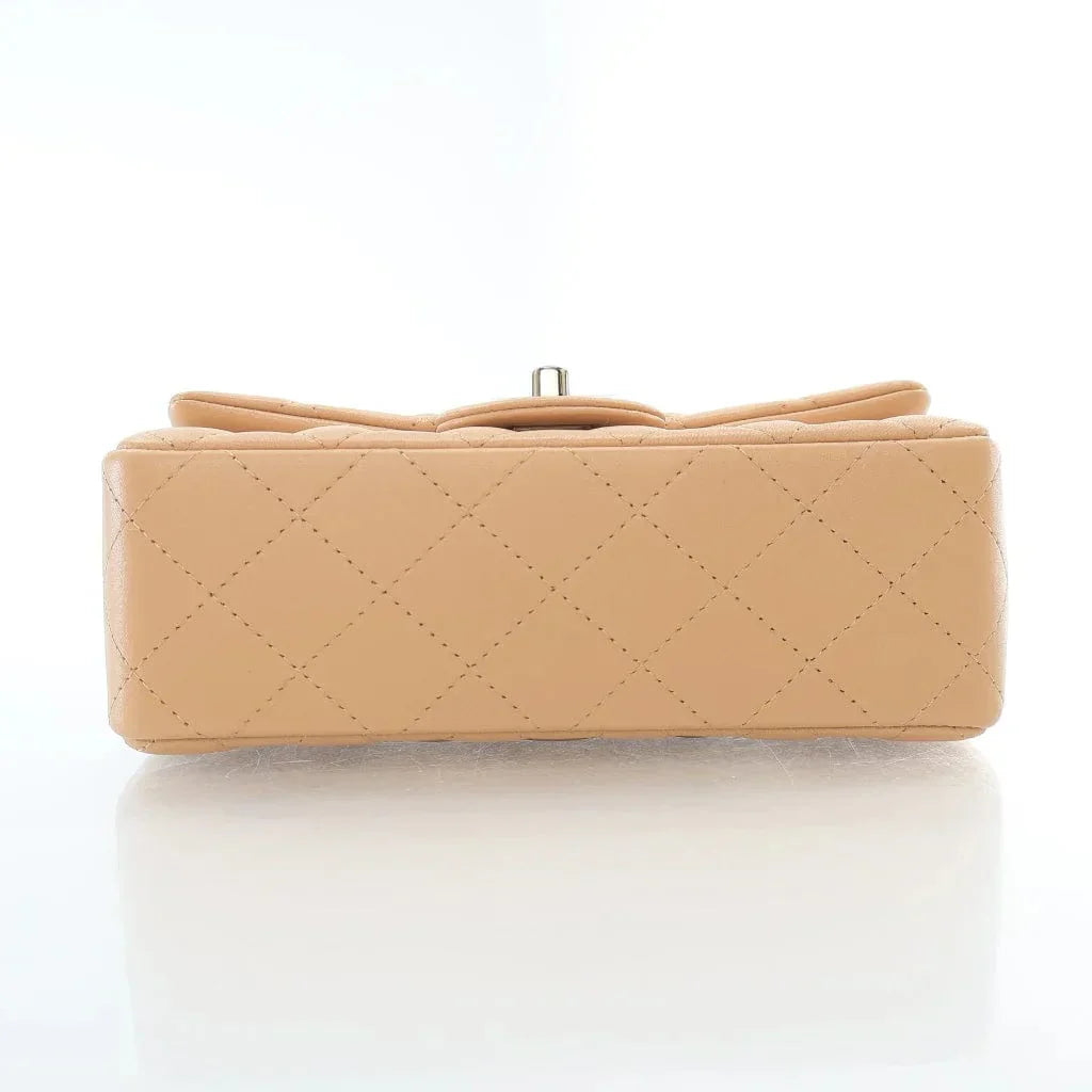 Chanel Mini Rectangle 22C Beige Lambskin L-EB5JM8