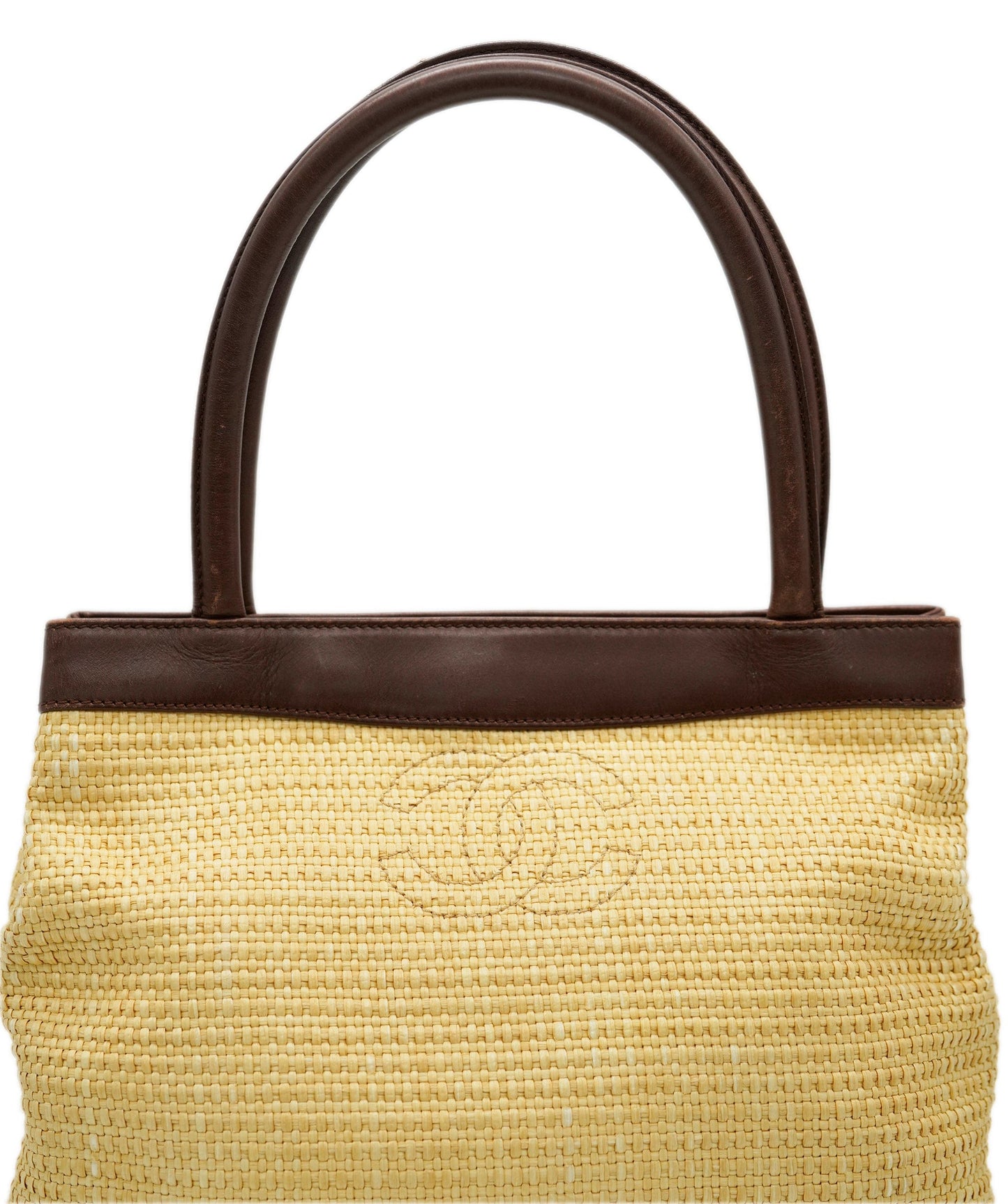 chanel raffia bag ASL10859