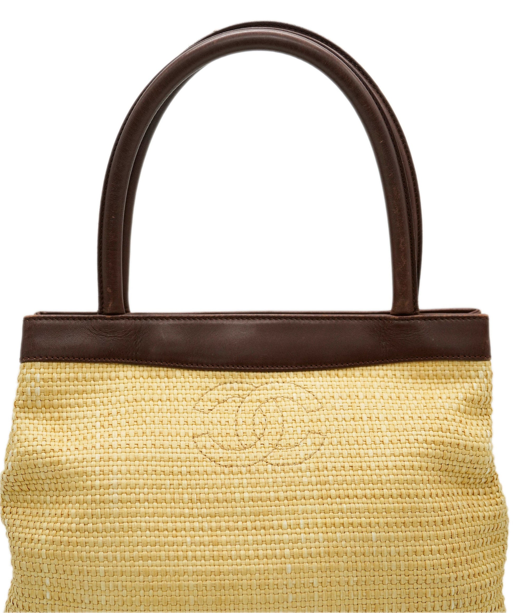 chanel raffia bag ASL10859