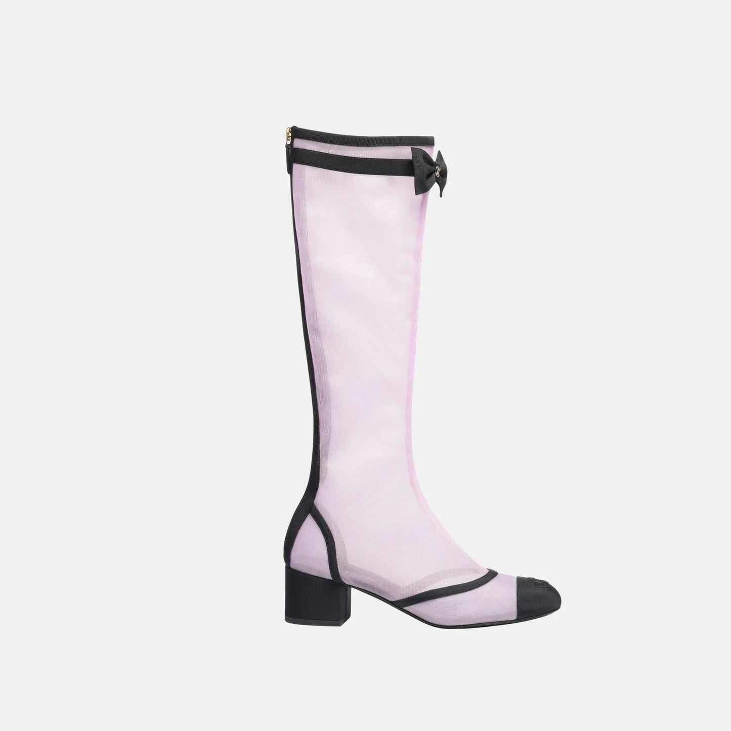 Chanel Boots in Mesh and Grosgrain for Women