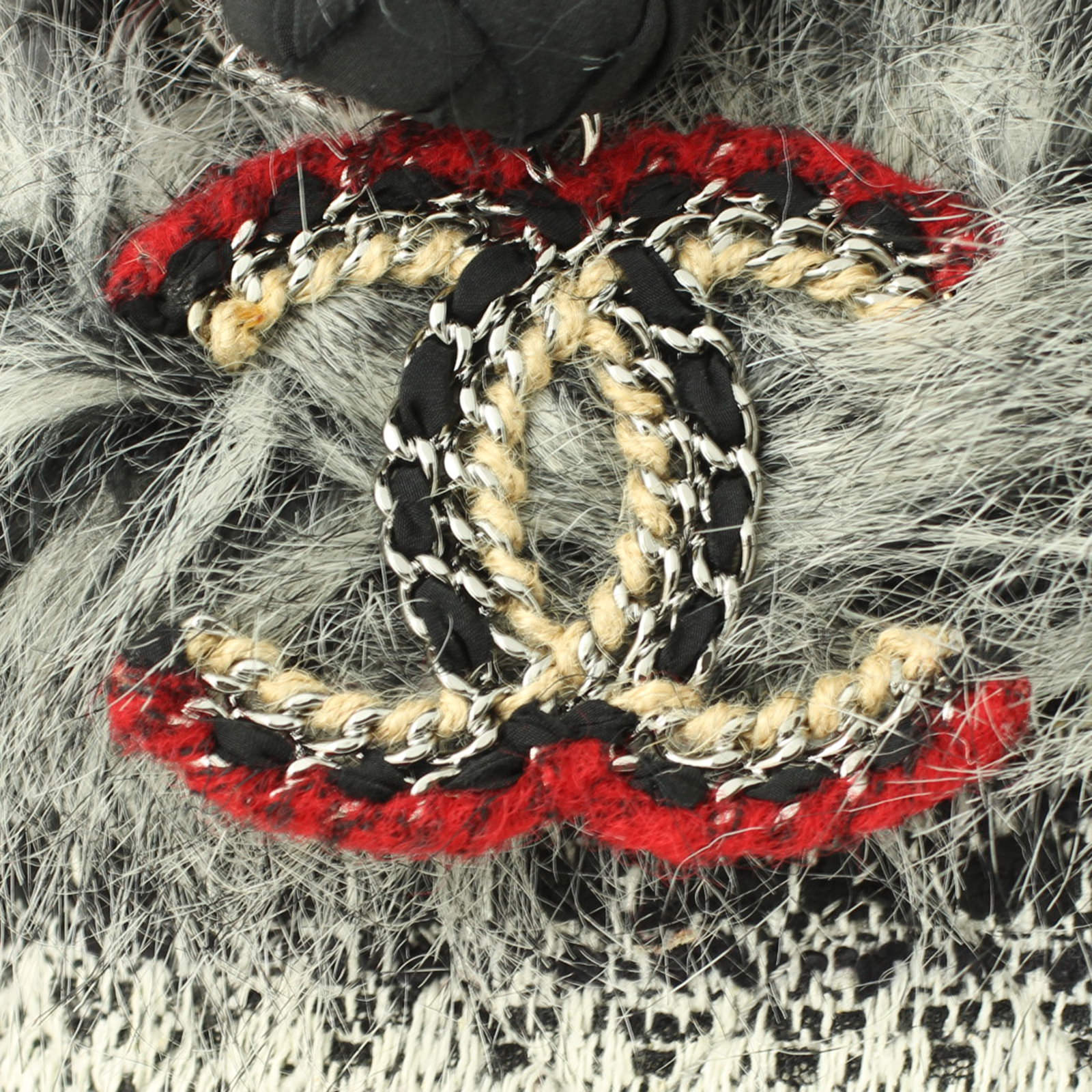 Chanel Fur Tote Tote Bag