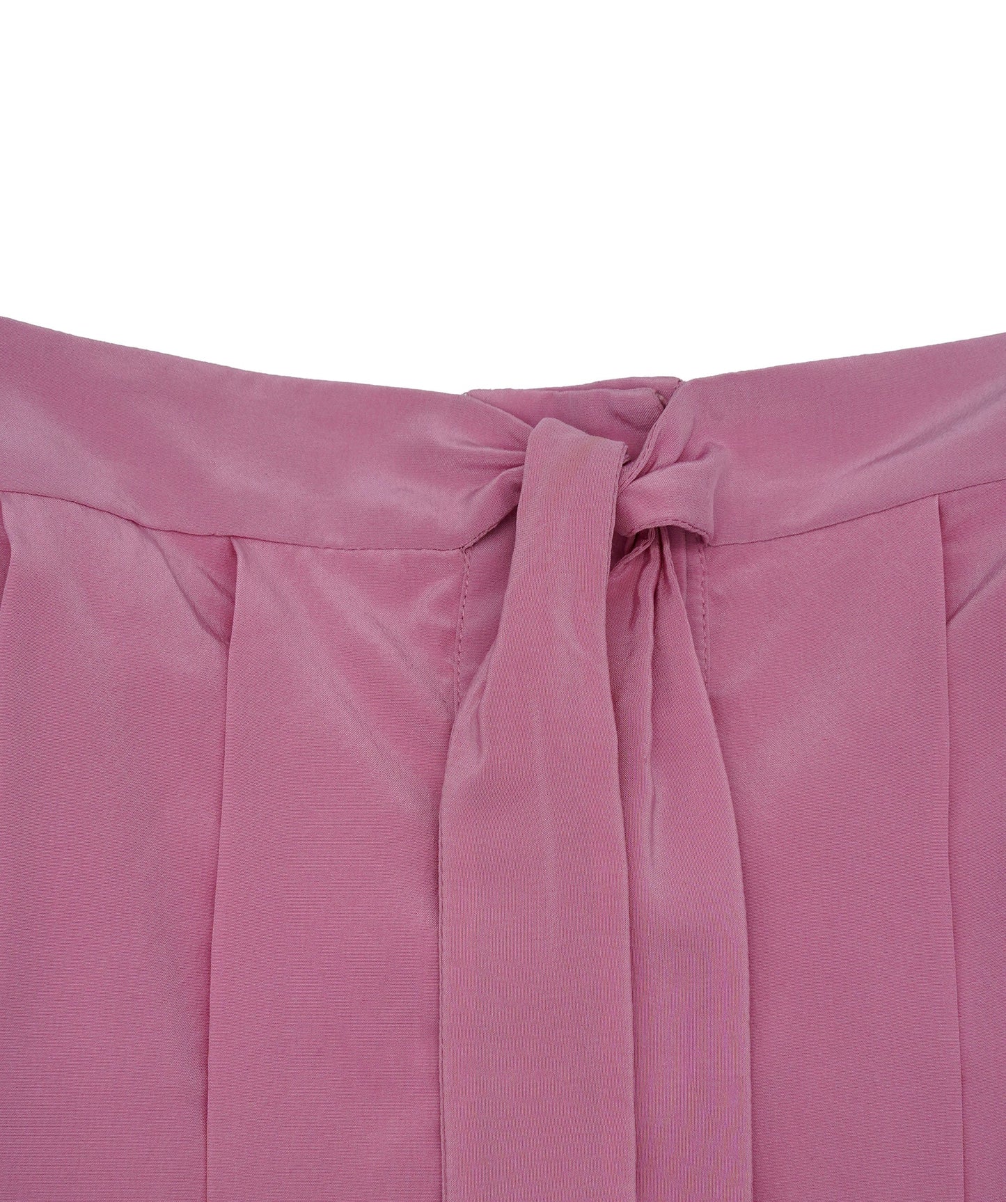 Chanel 100% Silk Pink Pleated Mini Dress ASL4603