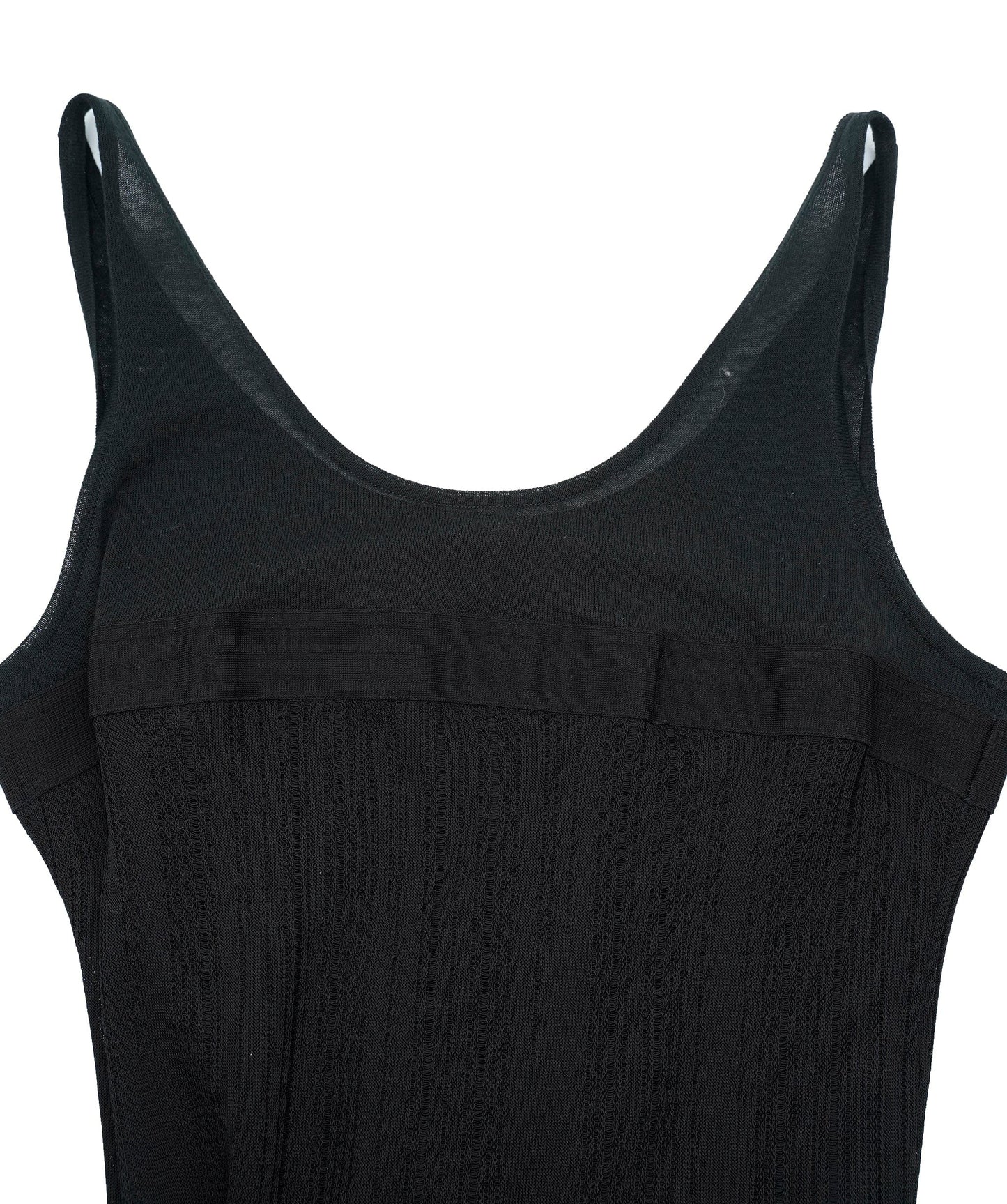 Chanel Black Jersey Chenille Dress ASL4601
