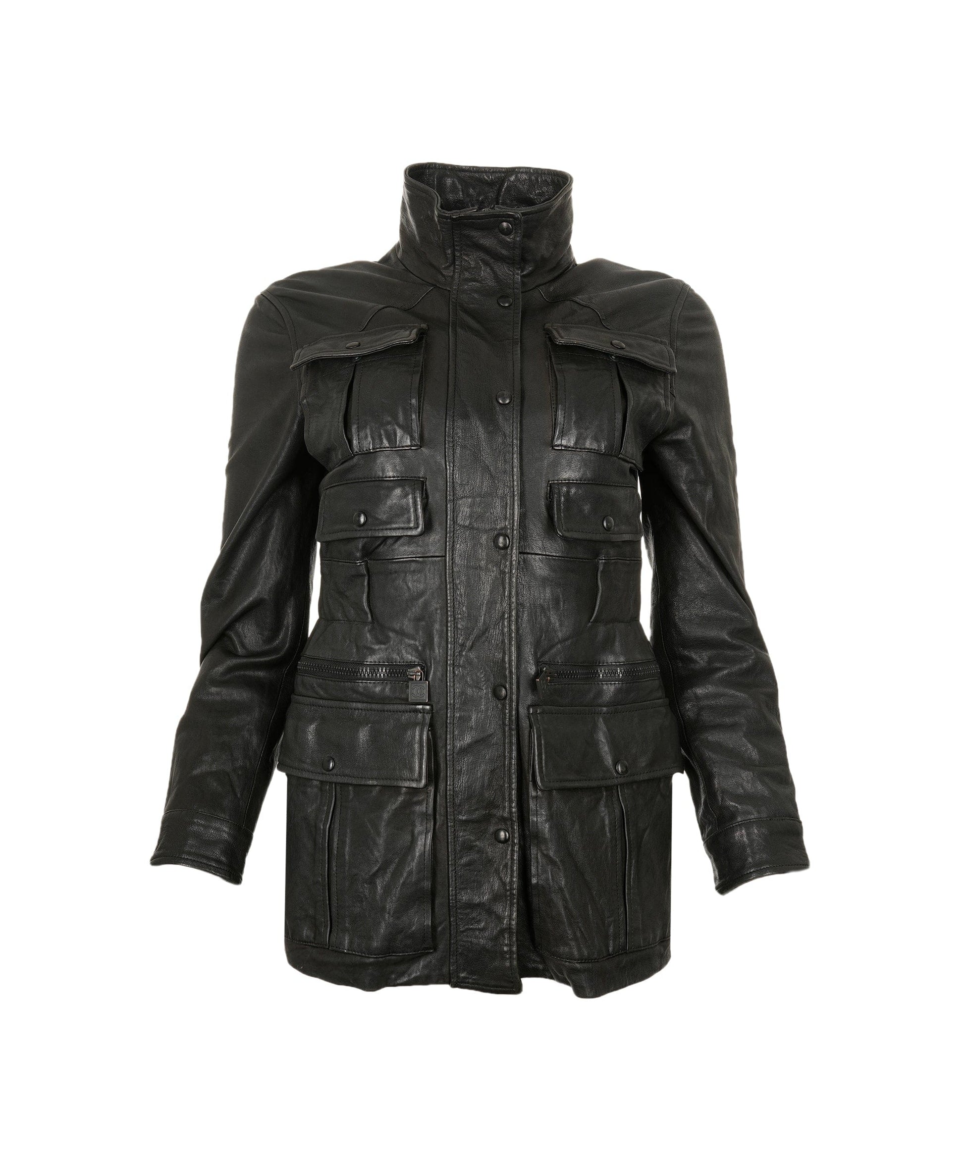 Chanel Black Leather Jacket ASL5187