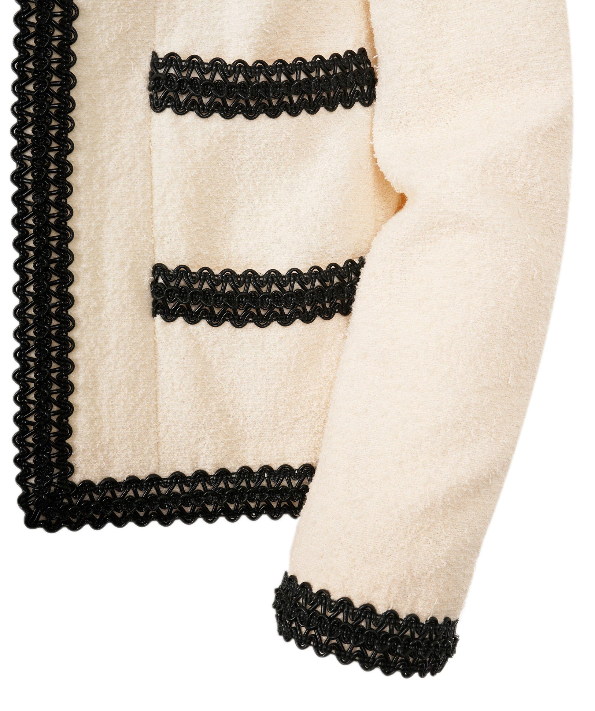 Chanel Cream Suit Set 38 ASL5010
