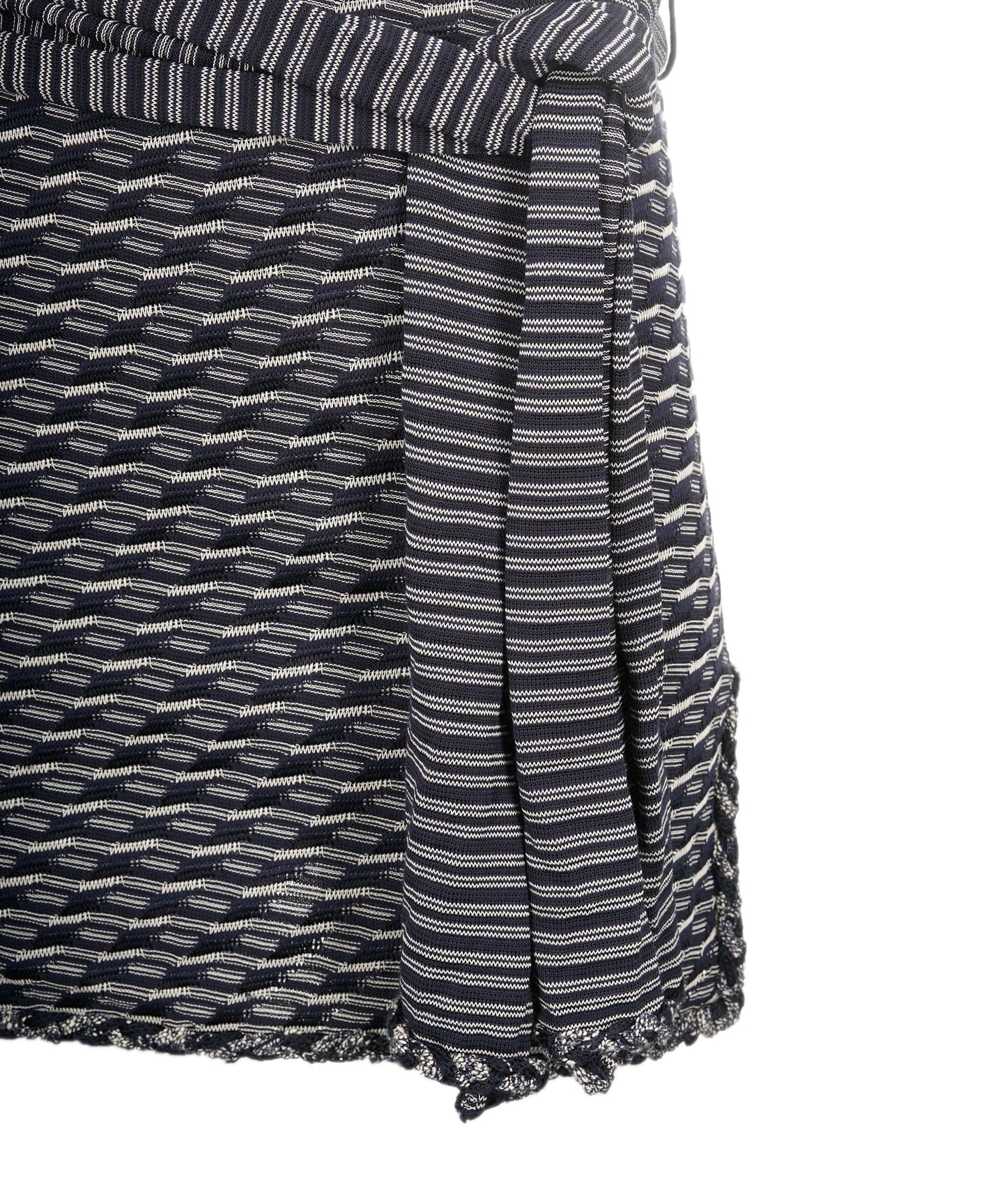 Chanel Dress blue white with belt FR34 P43330K04402 AVC1246
