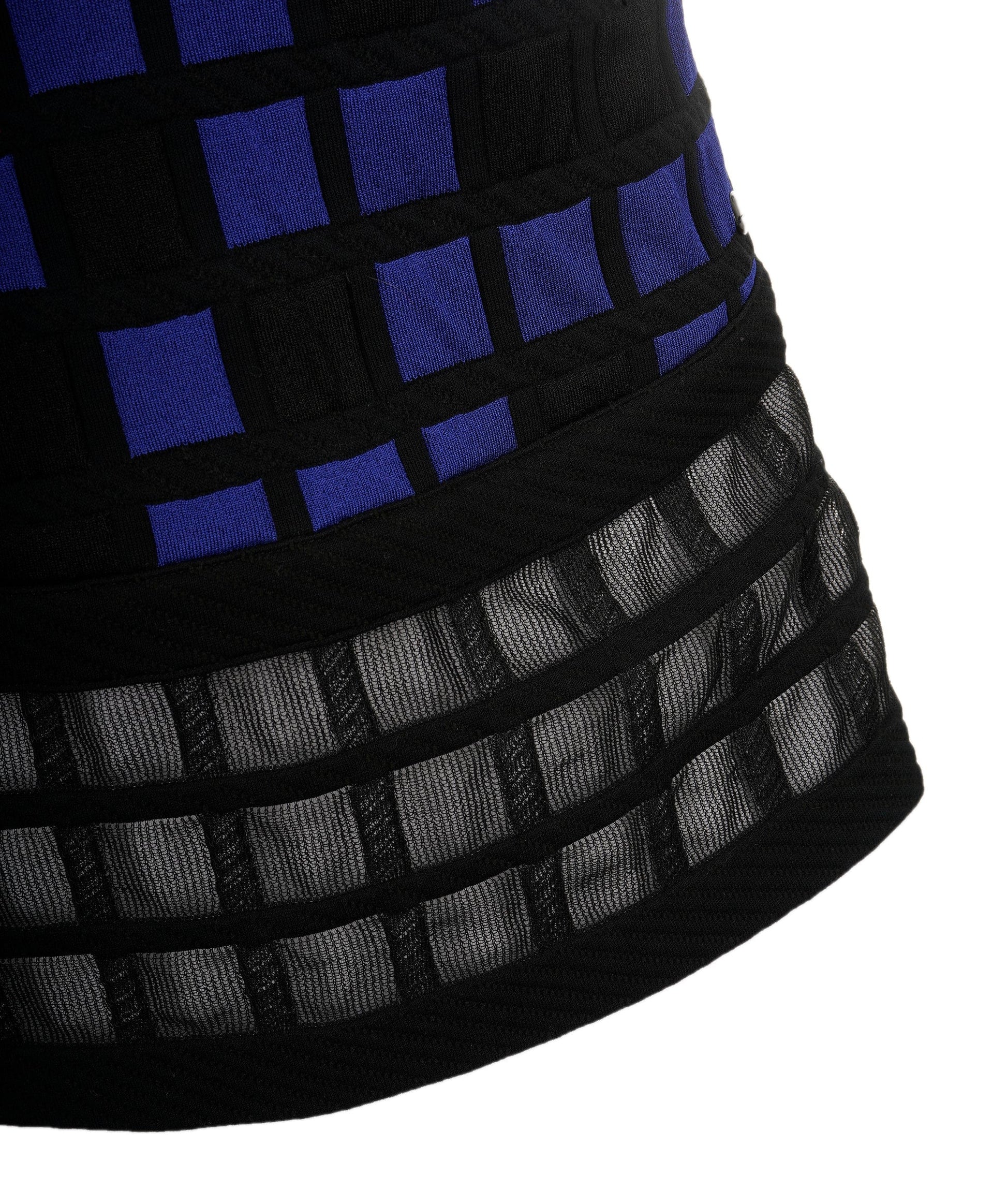 Chanel Dress Tube blue black FR38 P46104K05787 AVC1237