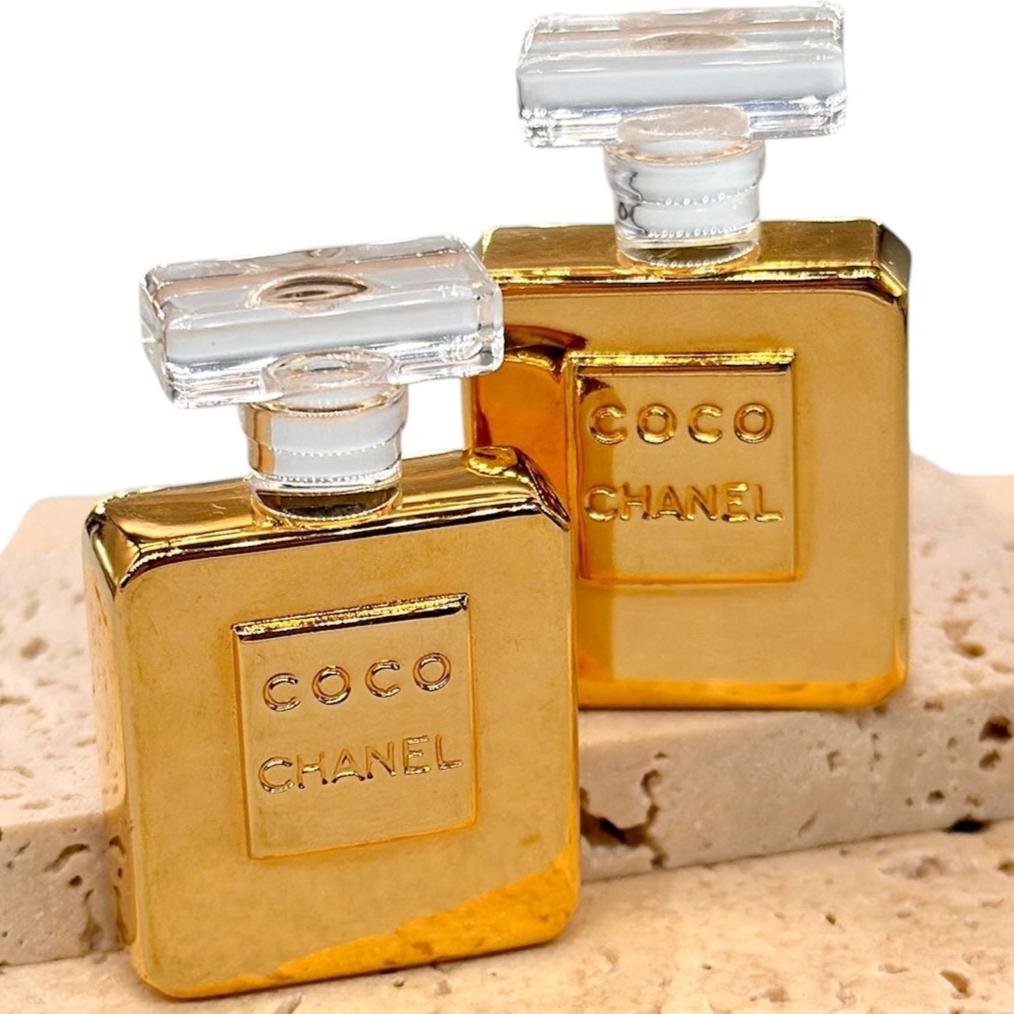 Chanel Perfume Bottle Earrings
