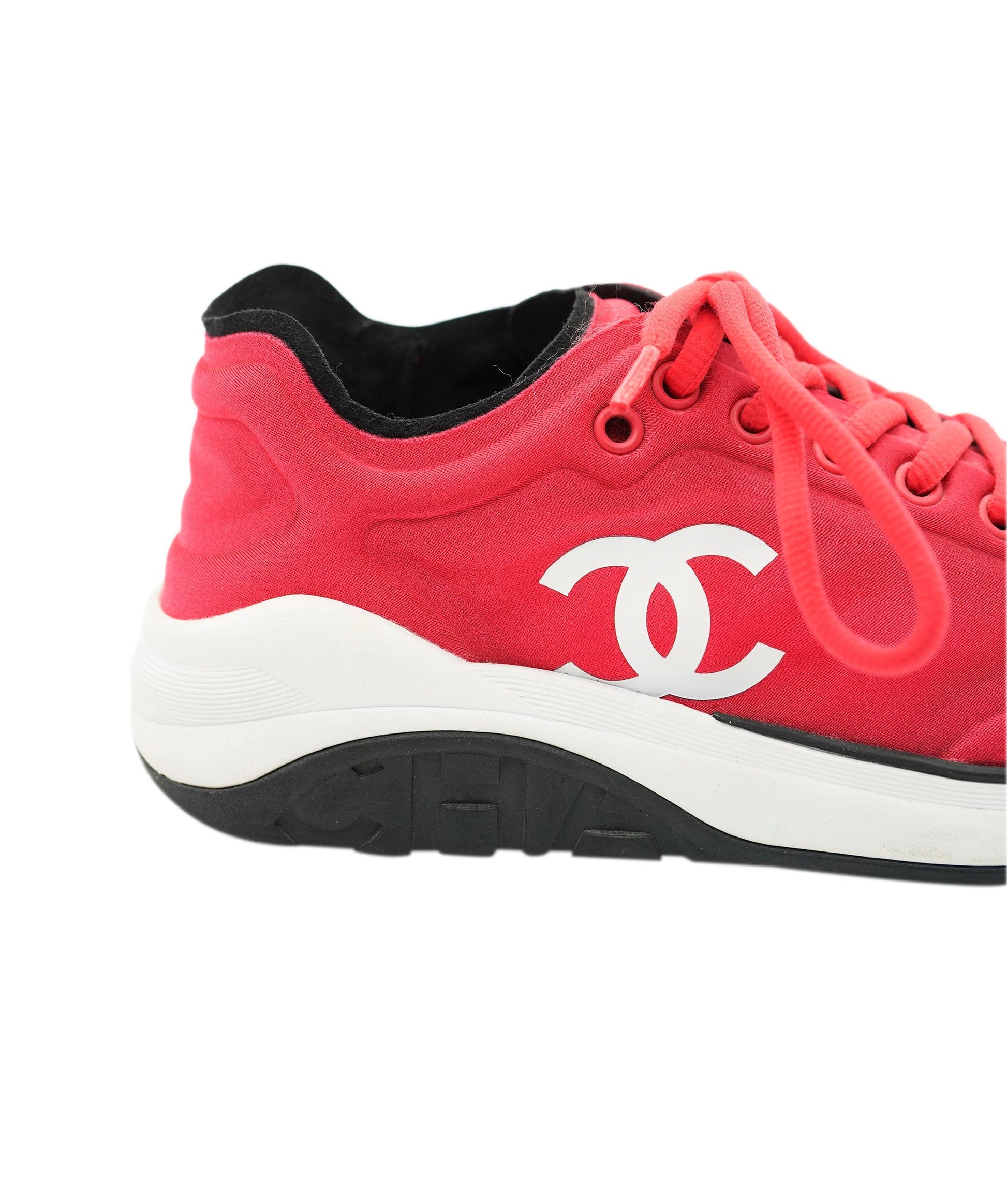 Chanel Red CC Sneakers Size  AGC1723