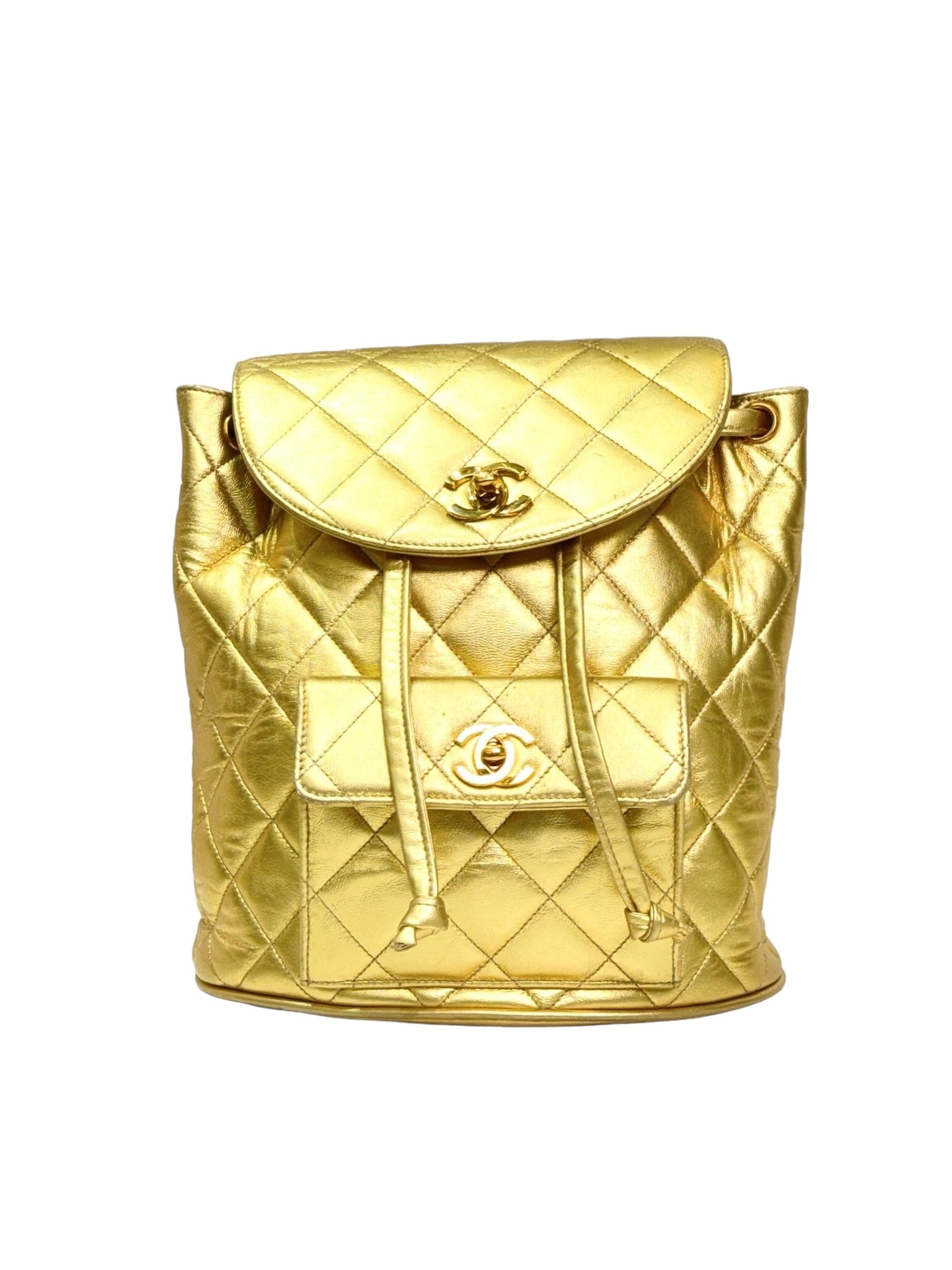 Chanel Gold Duma Backpak