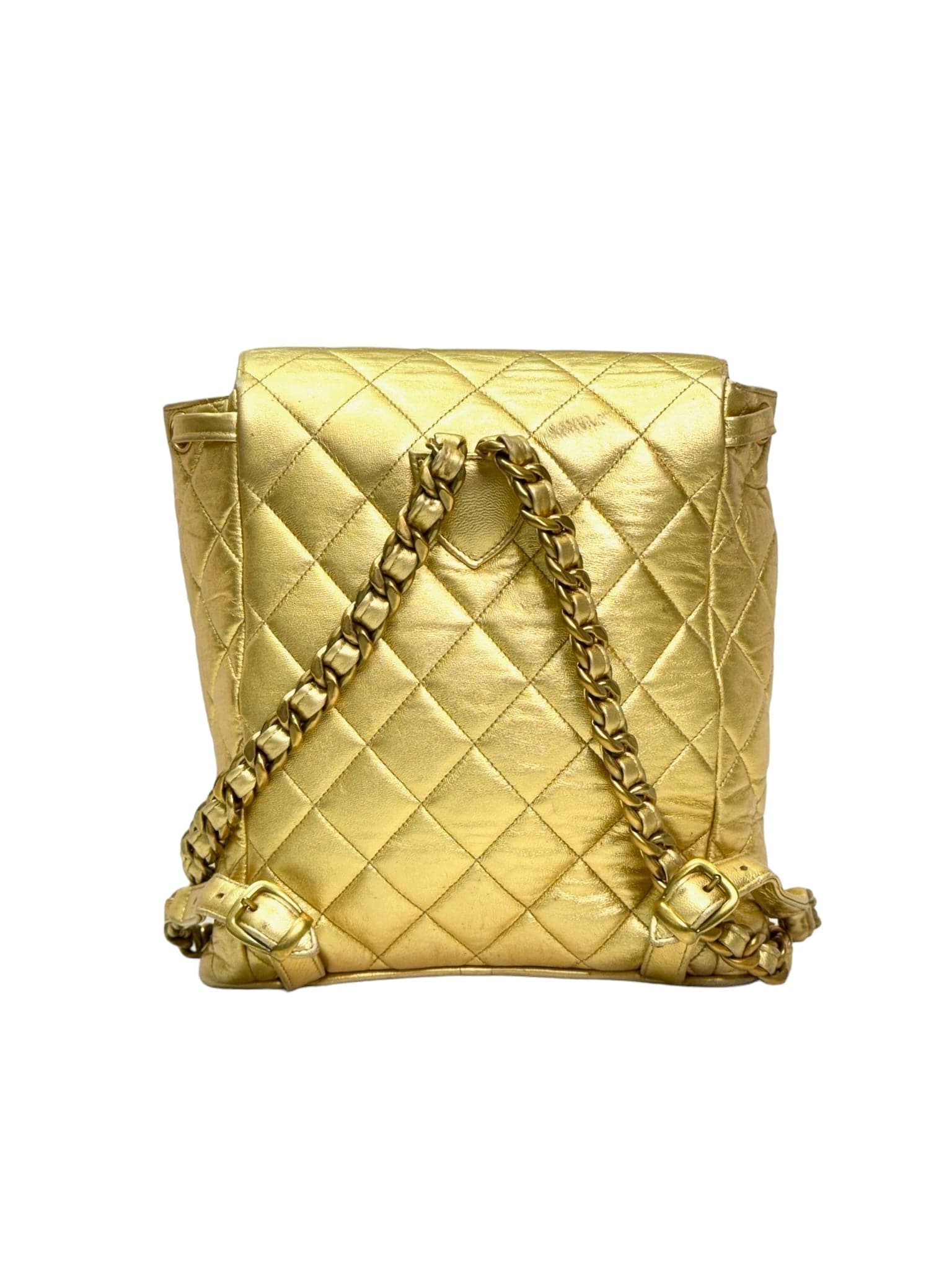 Chanel Gold Duma Backpak