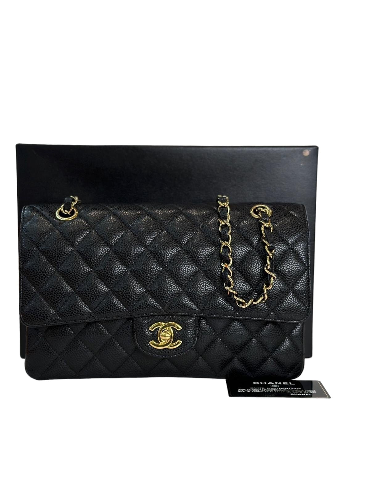 Chanel Medium Caviar CF with Gold Hardware