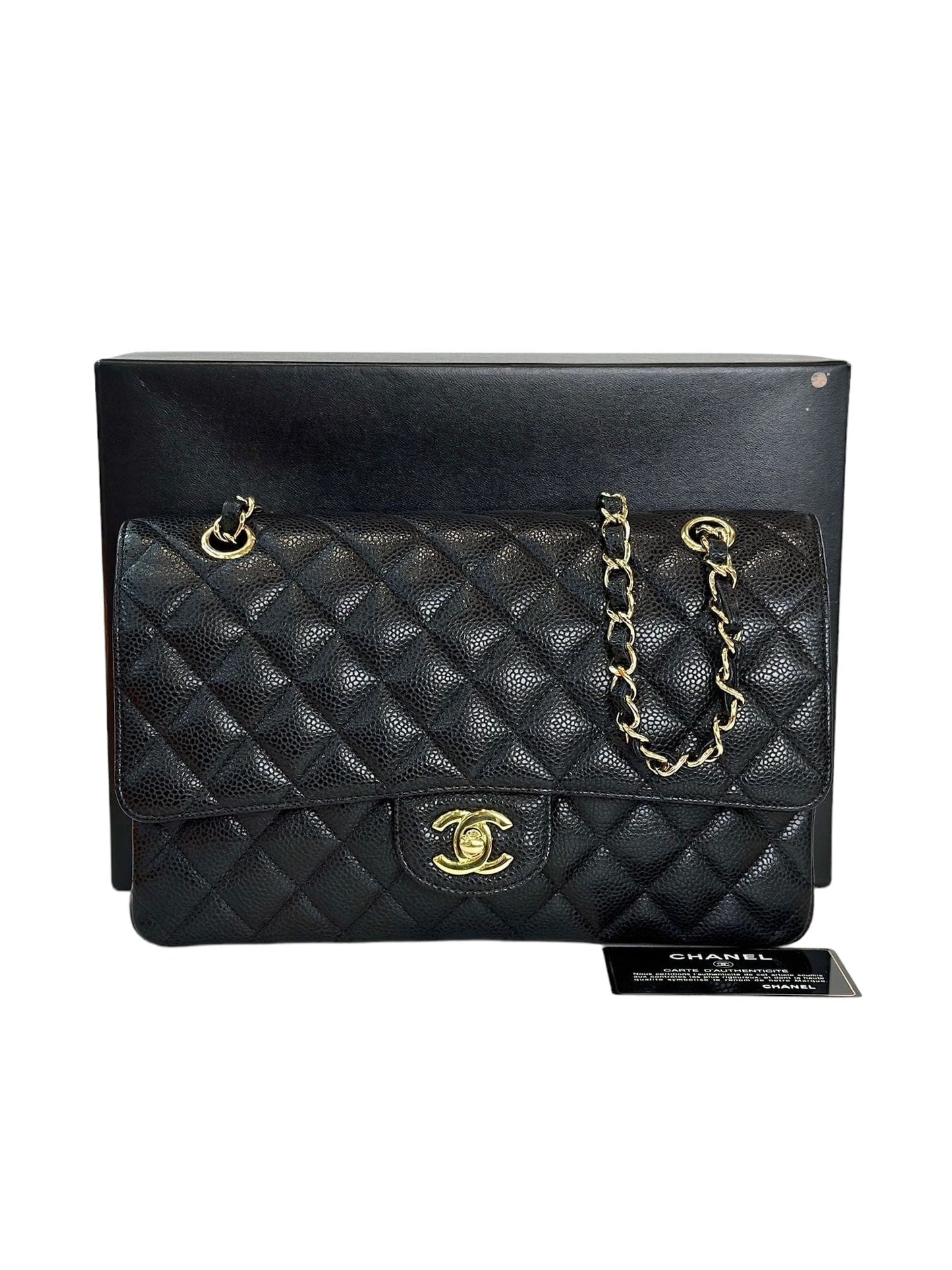 Chanel Medium CF Caviar GHW