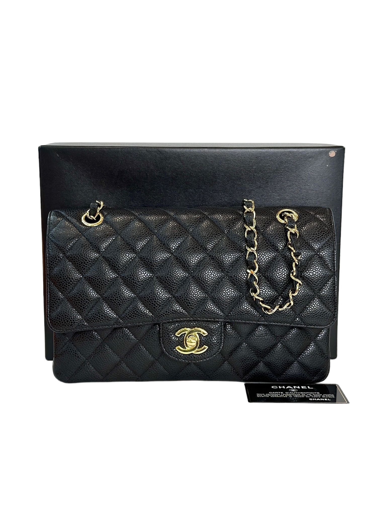 Chanel Medium CF Caviar GHW