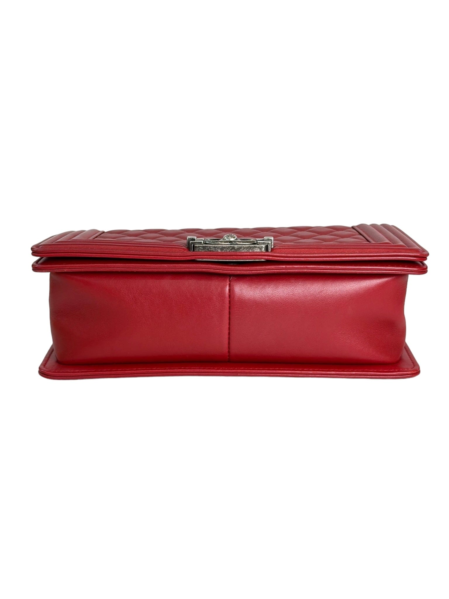 Chanel Red Medium Boy Bag