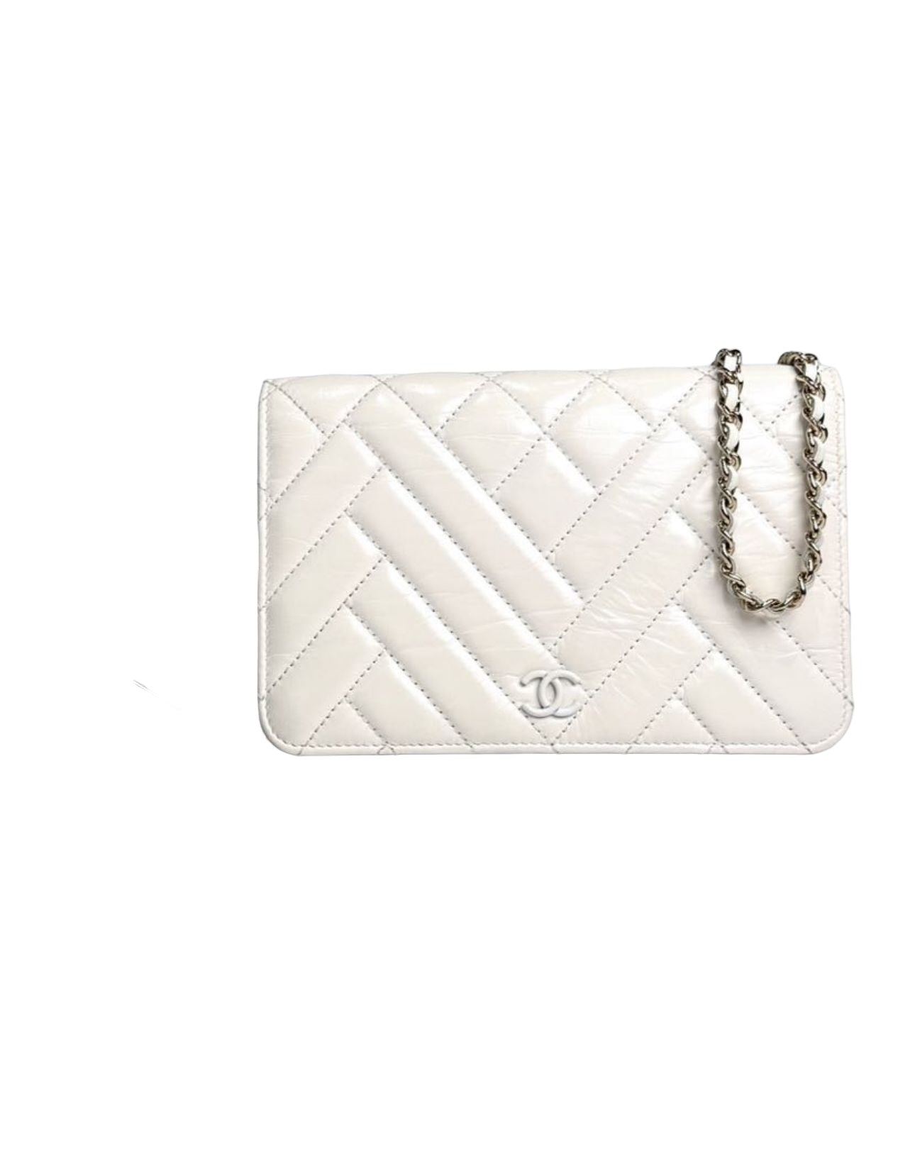 Chanel White WOC bag