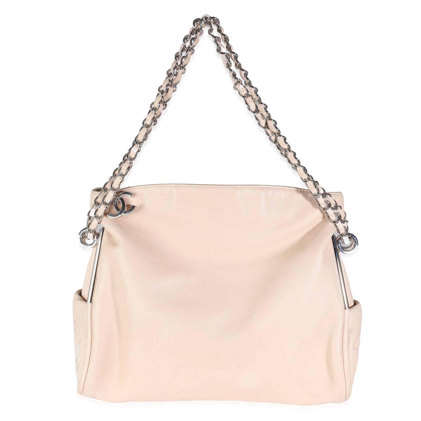 Chanel Beige Lambskin Ultimate Soft Hobo