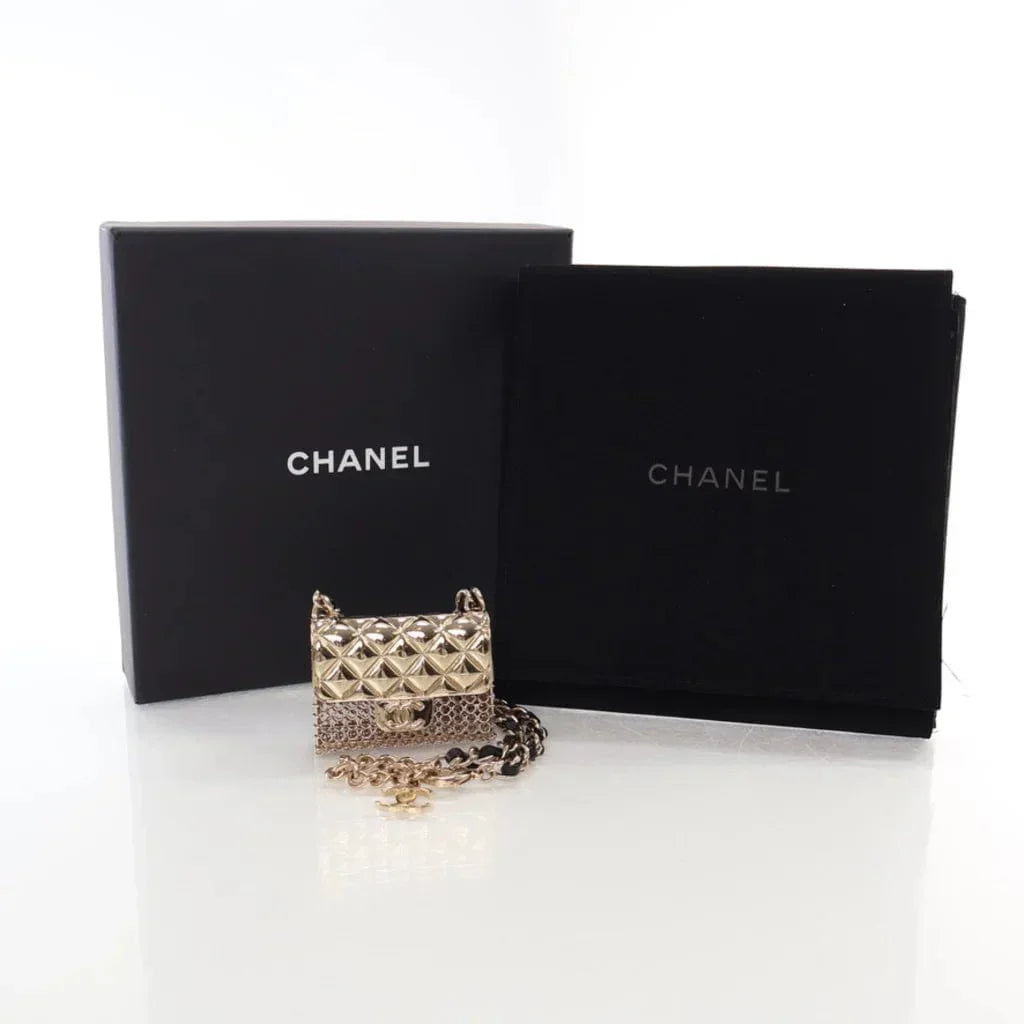 Chanel Flap Bag Chain Pendant Necklace L-N1NARY