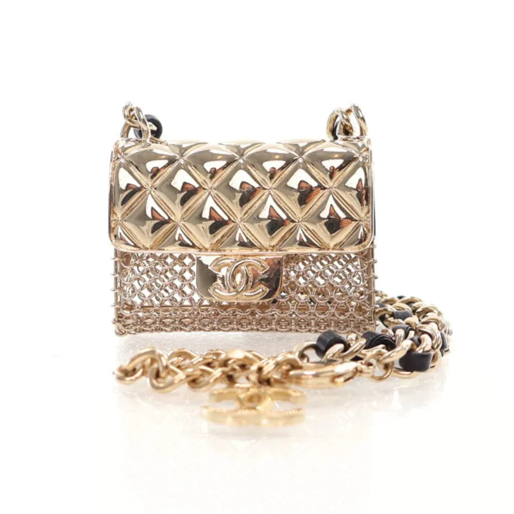 Chanel Flap Bag Chain Pendant Necklace L-N1NARY