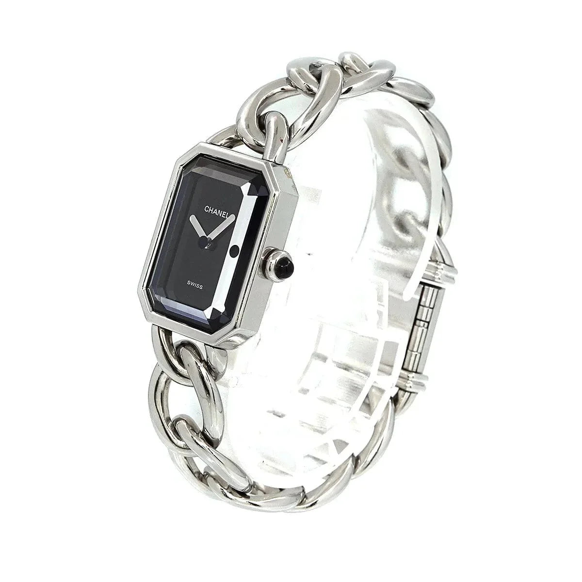 CHANEL Premiere Quartz Black Dial SHW #L