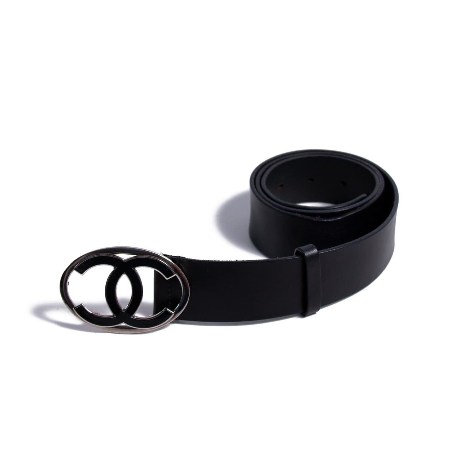 Chanel CC Leather Belt