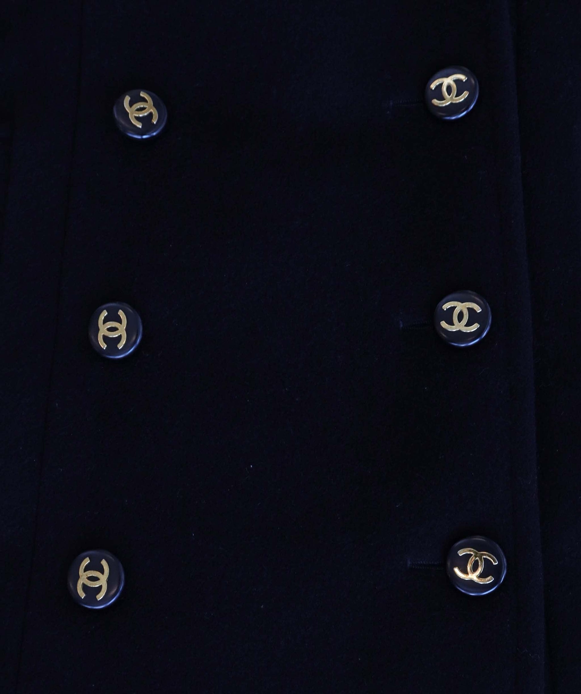 Chanel 93A Cashmere Coat Black DXBK0088