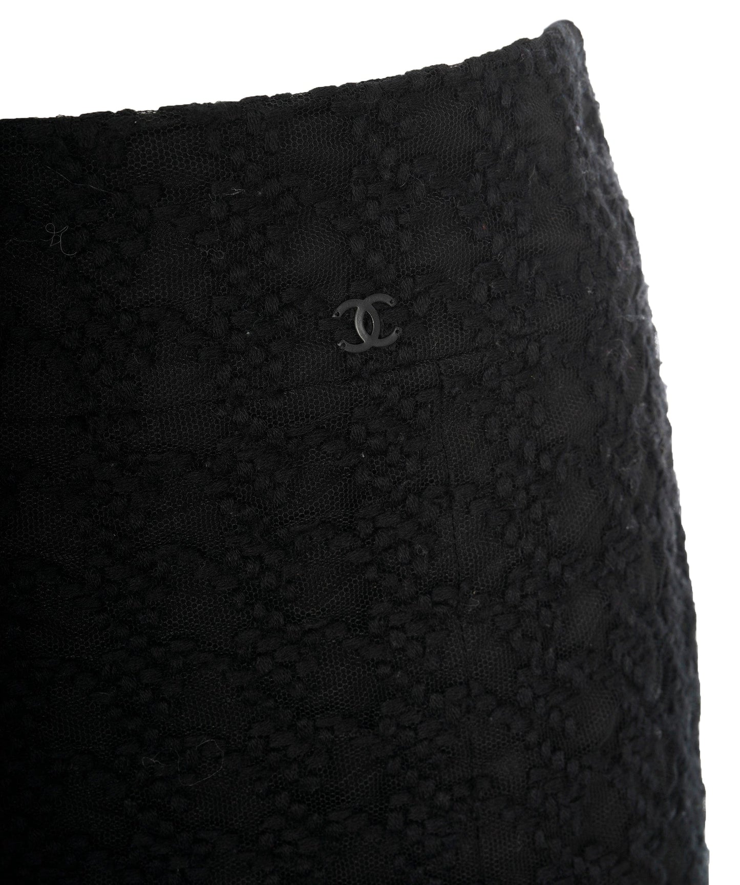 Chanel black lace skirt  AVL1447
