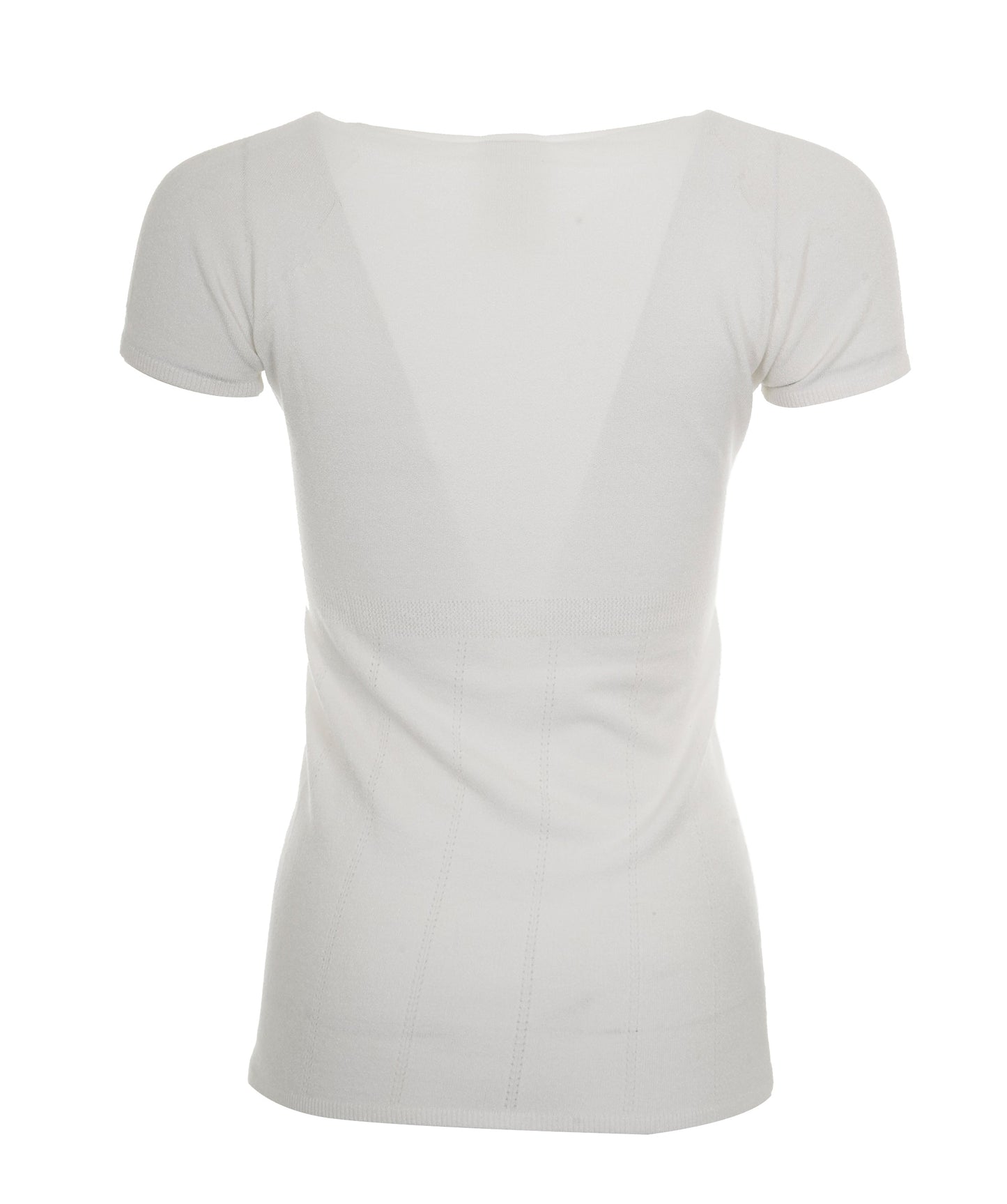 Chanel CC Pocket Summer Knit Top White DXBS0150