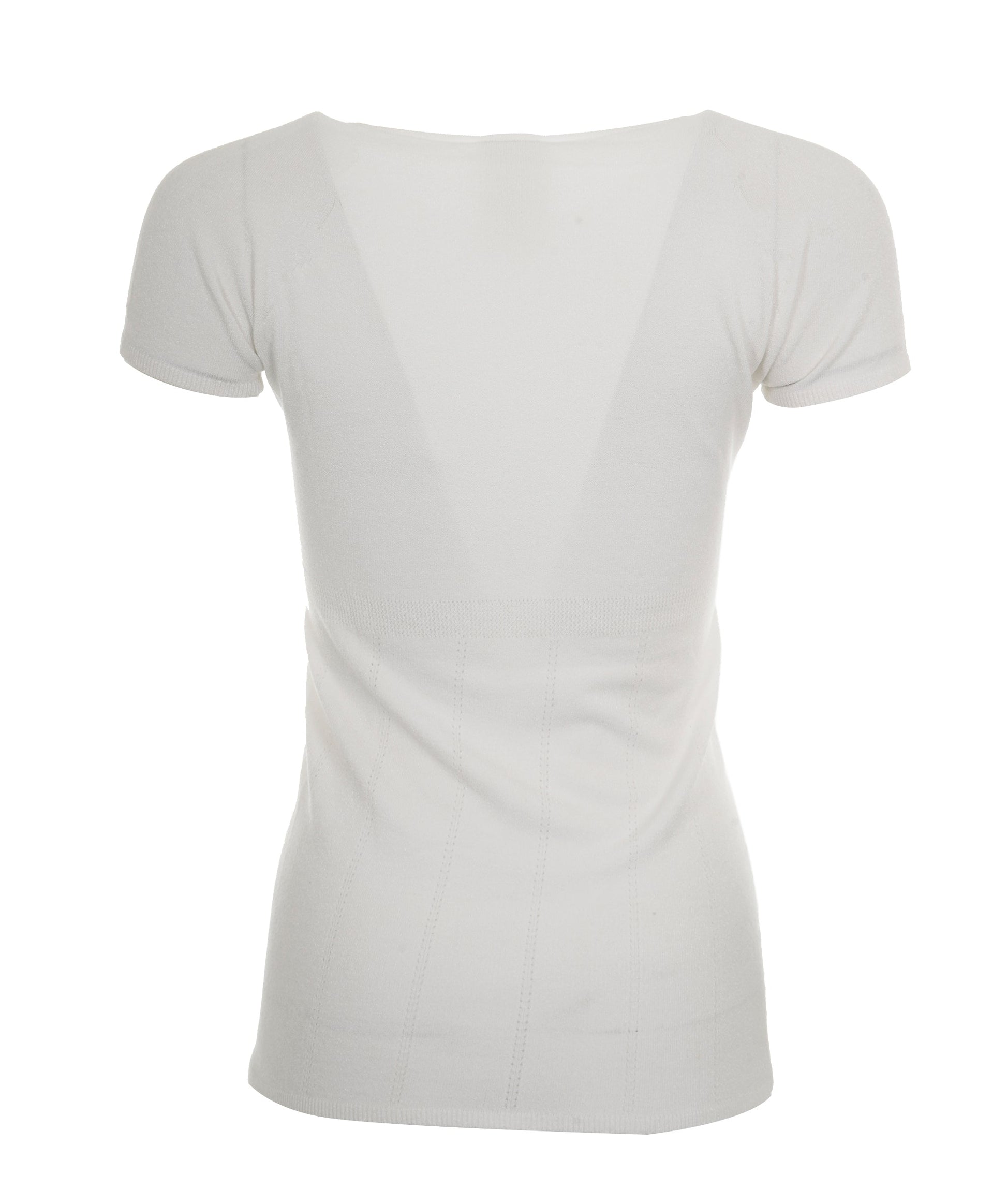 Chanel CC Pocket Summer Knit Top White DXBS0150