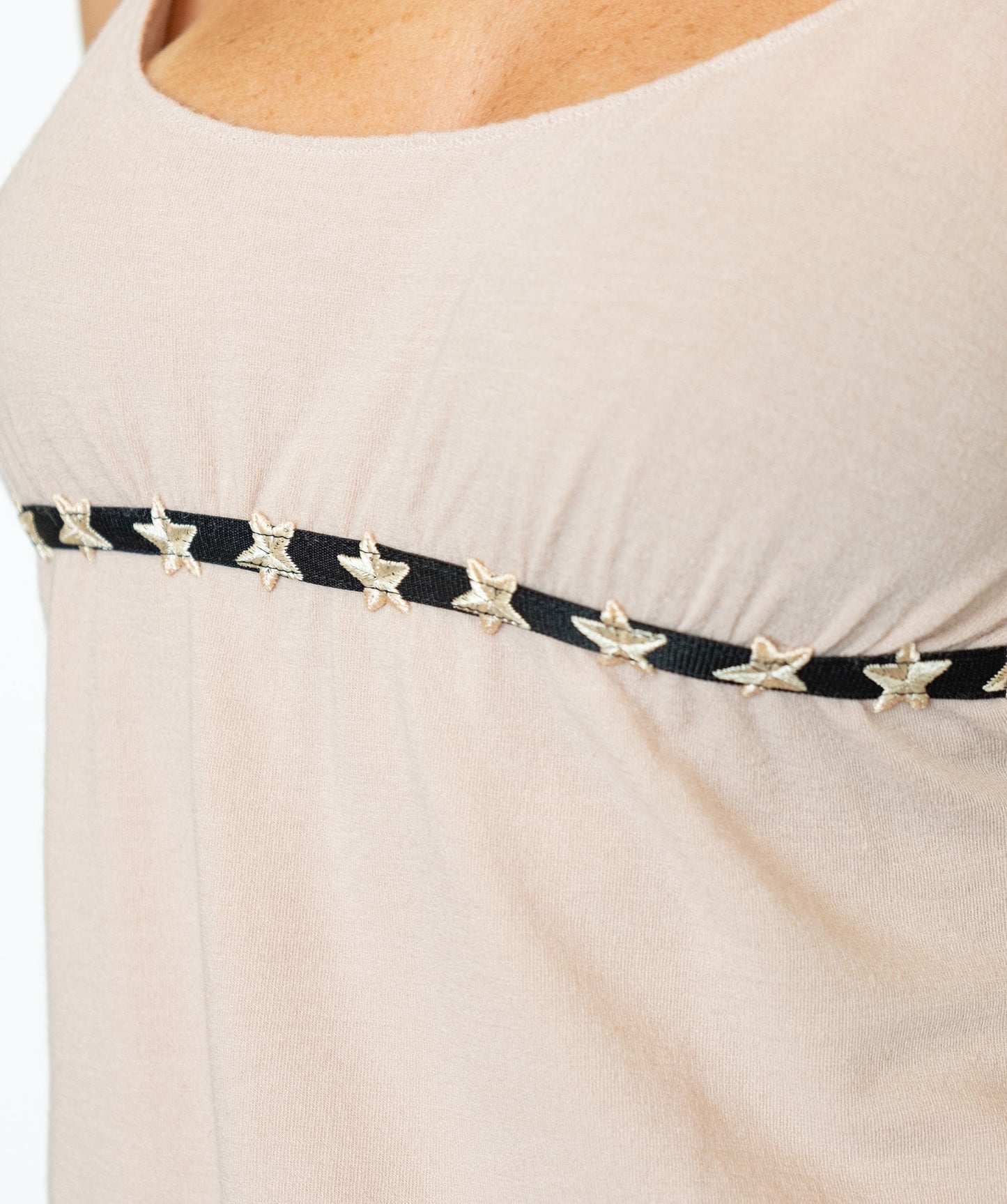 Chanel CC Strap Camisole Pink Black DXBS0257