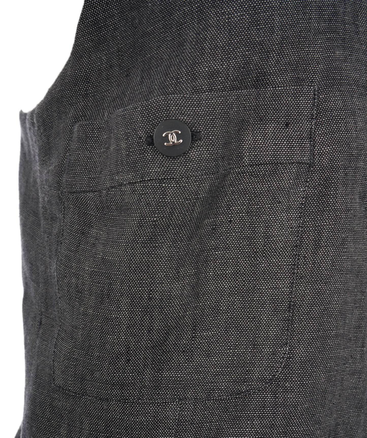 Chanel Grey Strappy CC Dress ALC1169