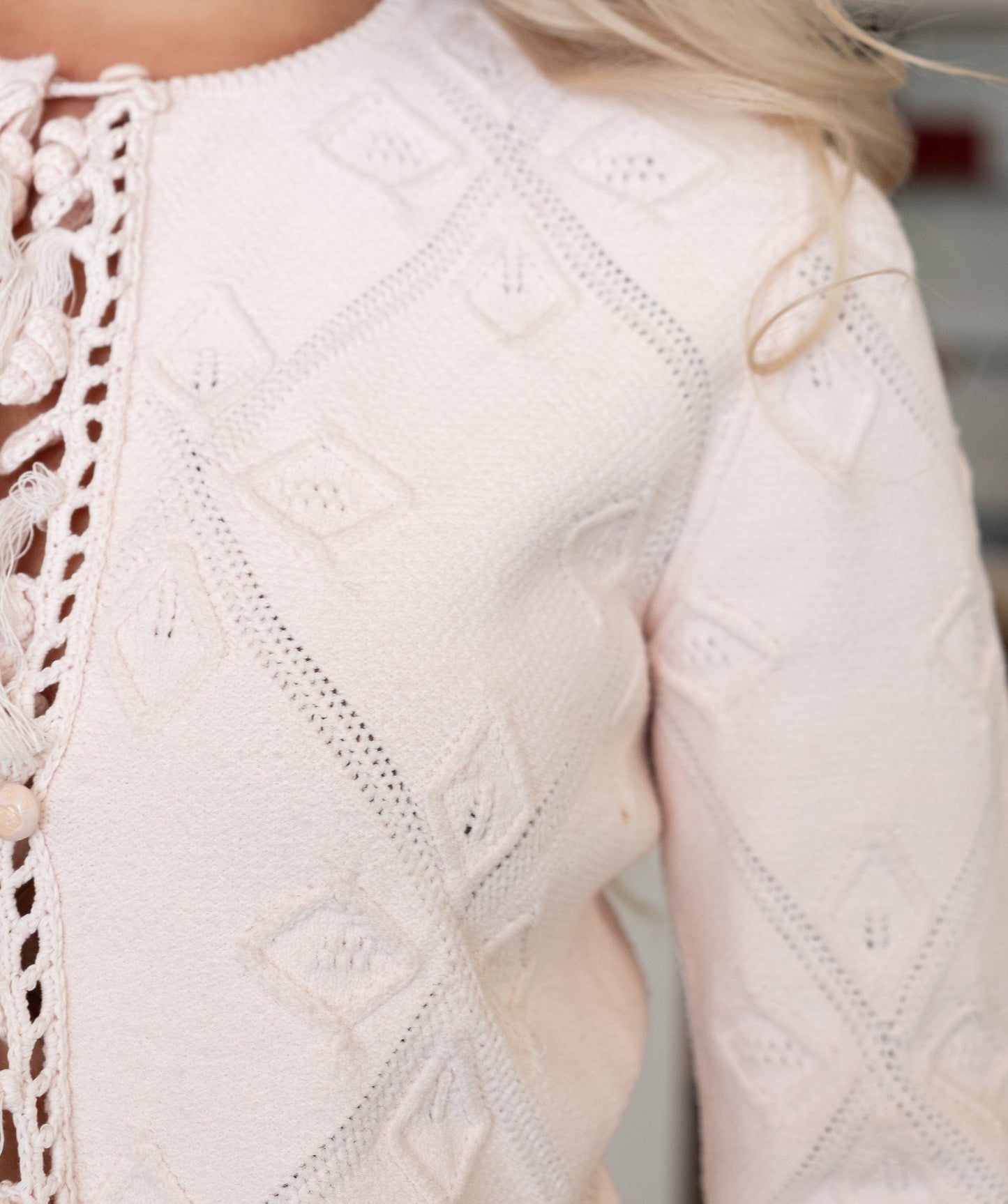 Chanel Jacquard Pink Tassel Jacket P25864V01869	 DXBS0472