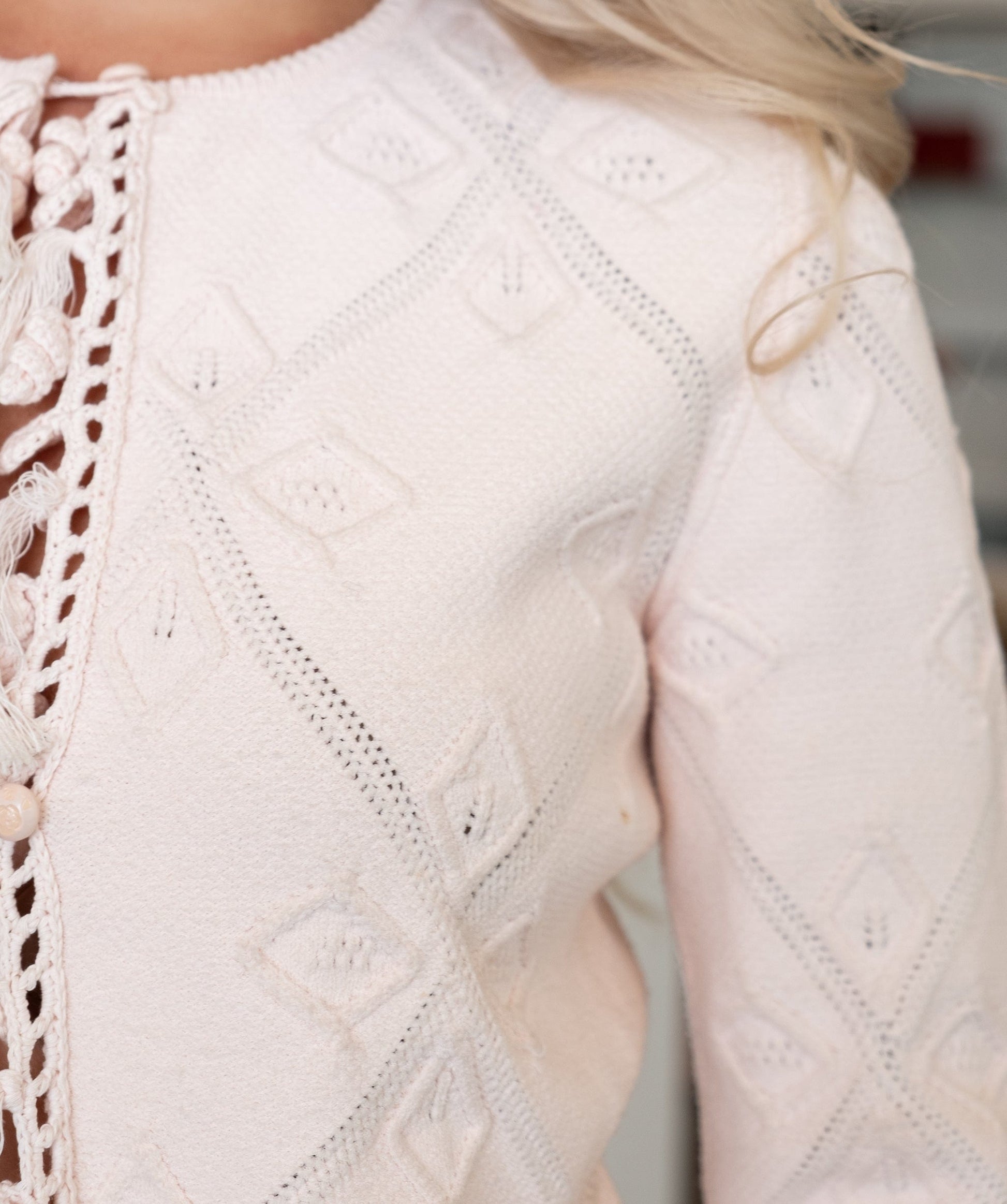 Chanel Jacquard Pink Tassel Jacket P25864V01869	 DXBS0472
