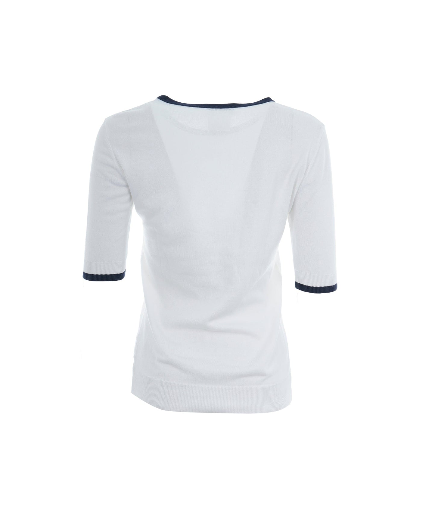 Chanel White Navy Top ASC5128