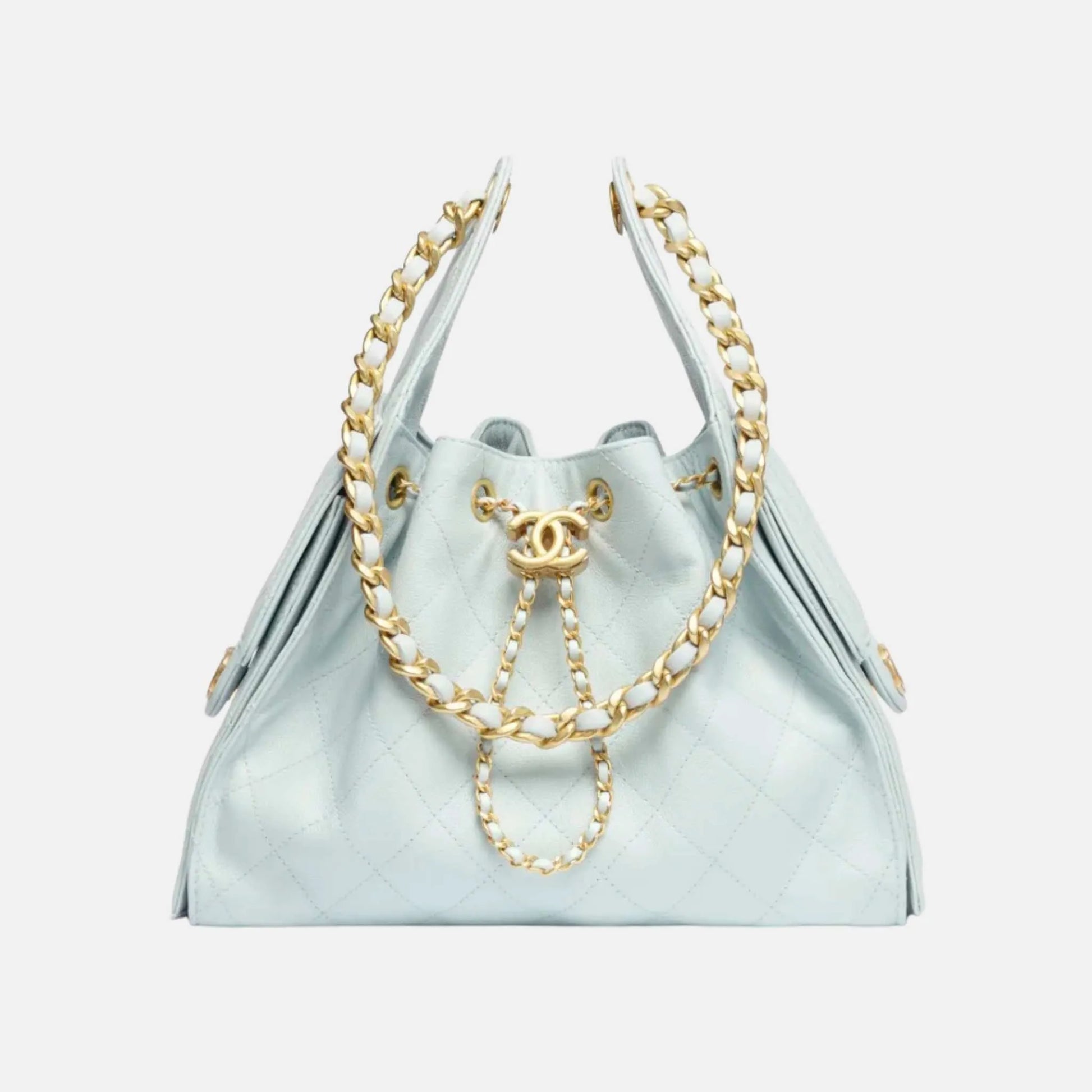 Chanel Small 25 Bag In Light Blue Calfskin – Fw /26