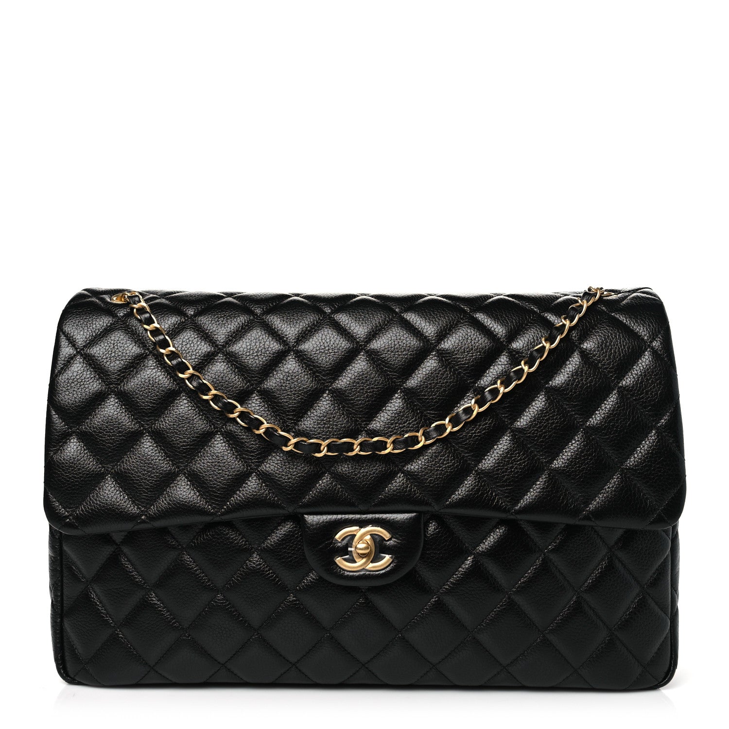 Chanel QUILTED CALFSKIN Leather Travel Bag