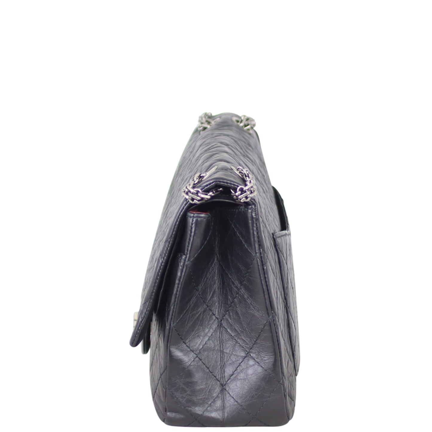 Chanel 2.55 Reissue 227 Double Bag 14 Series Black Flap Handbag