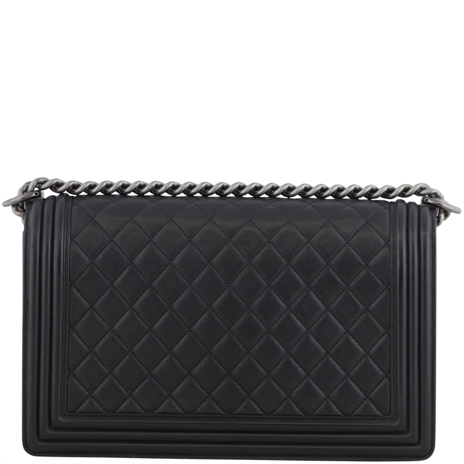 Chanel Boy Bag New 19 Series Black Medium Handbag