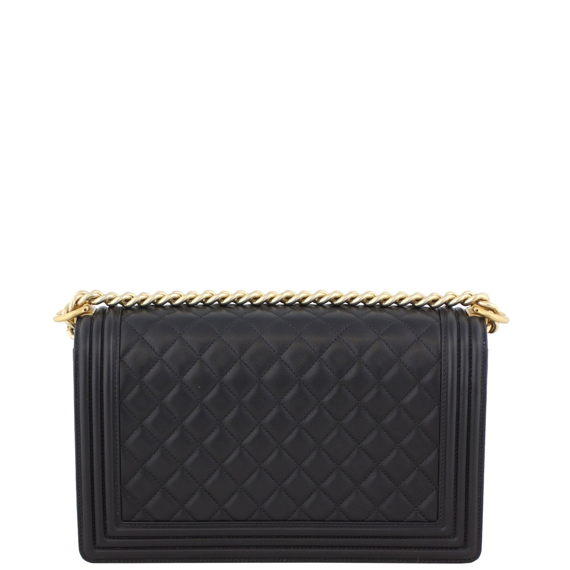 Chanel Boy Bag New Hardware 23 Series Gold Medium Handbag