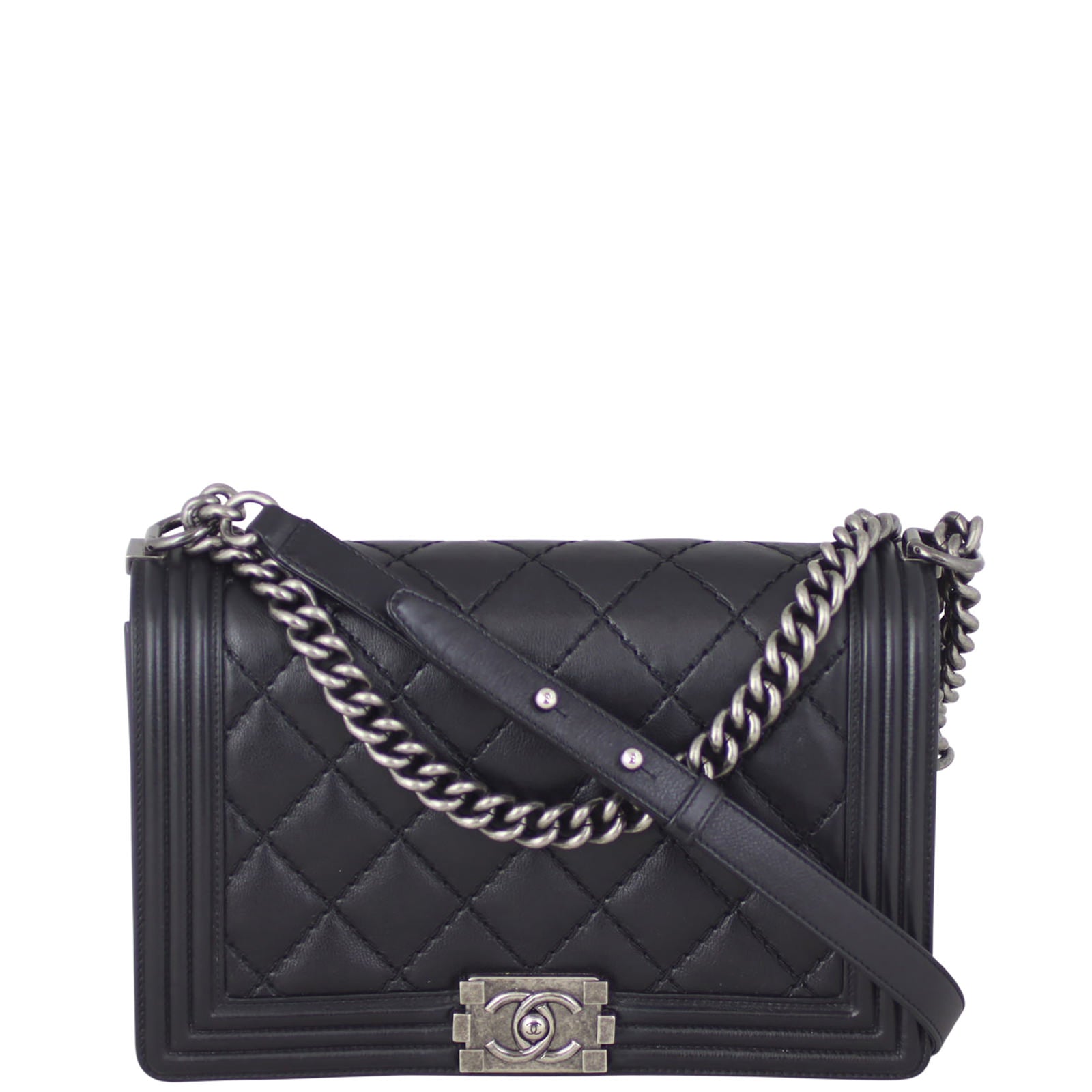 Chanel Boy Double Stitch Handbag Medium
