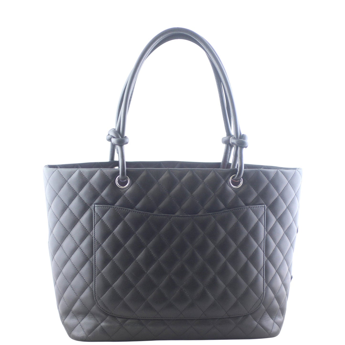 Chanel Ligne Cambon Tote SHW Large Tote Bag