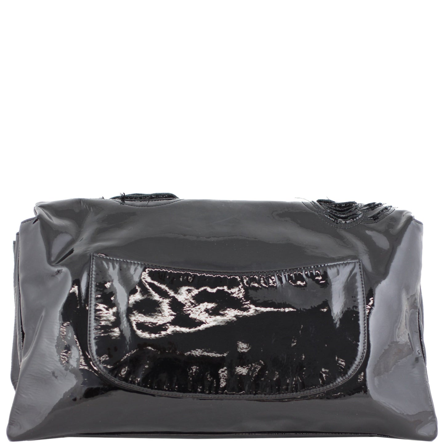 Chanel Camellia Petals Single Maxi Handbag Flap