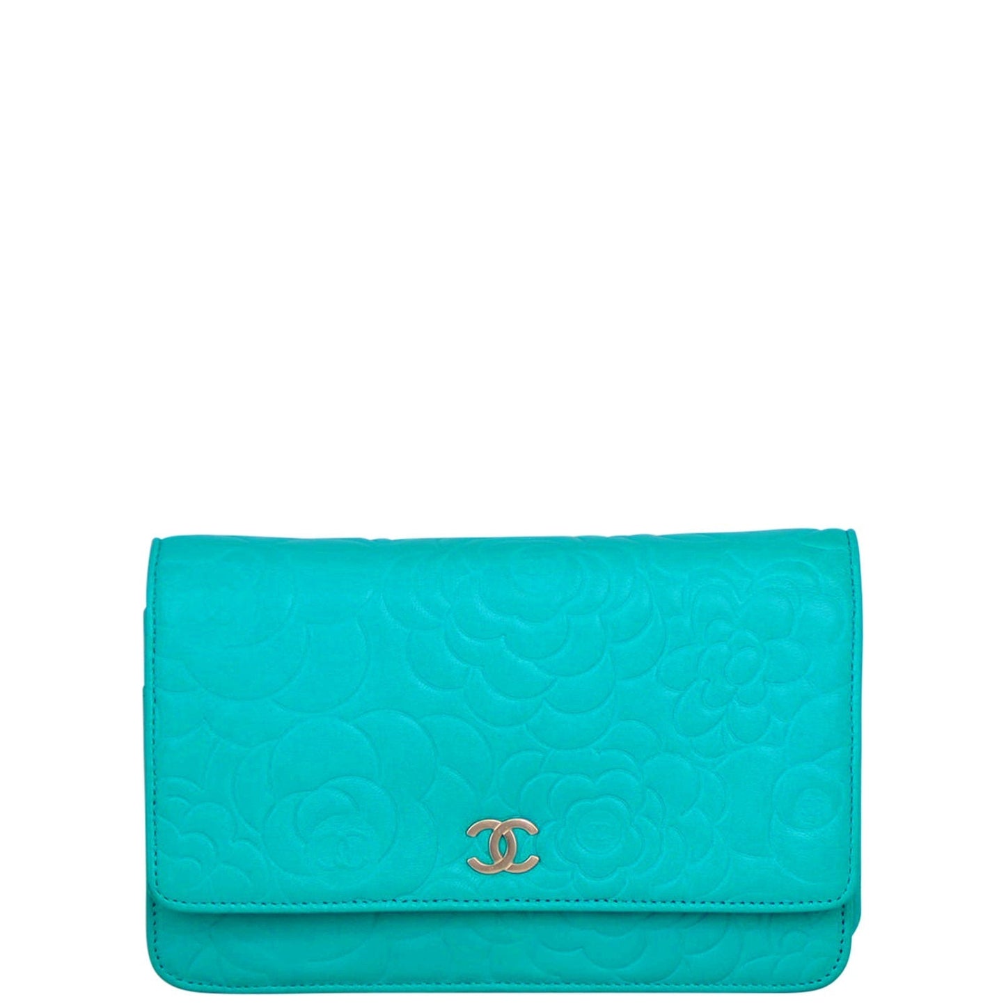 Chanel Camellia Wallet on Handbag Chain Chain 4670