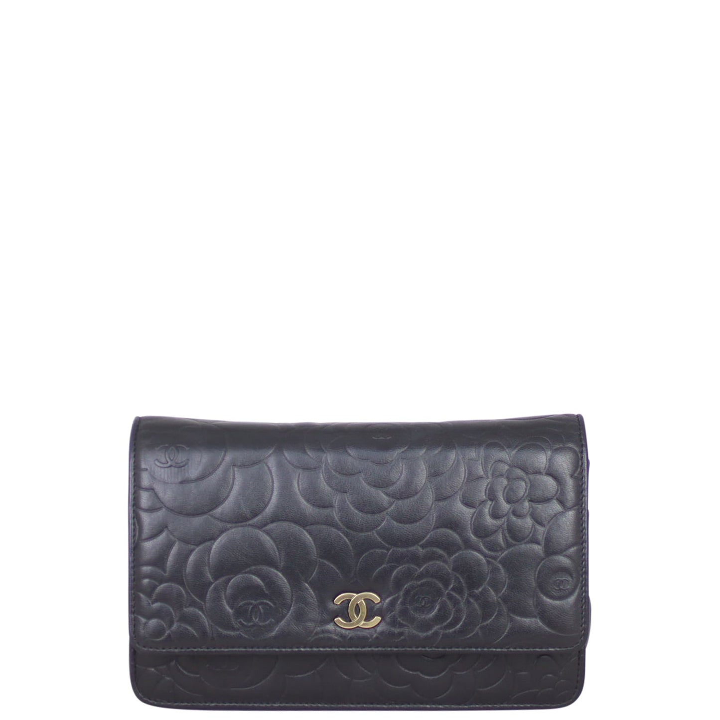 Chanel Camellia Wallet on Handbag Chain Chain 4742