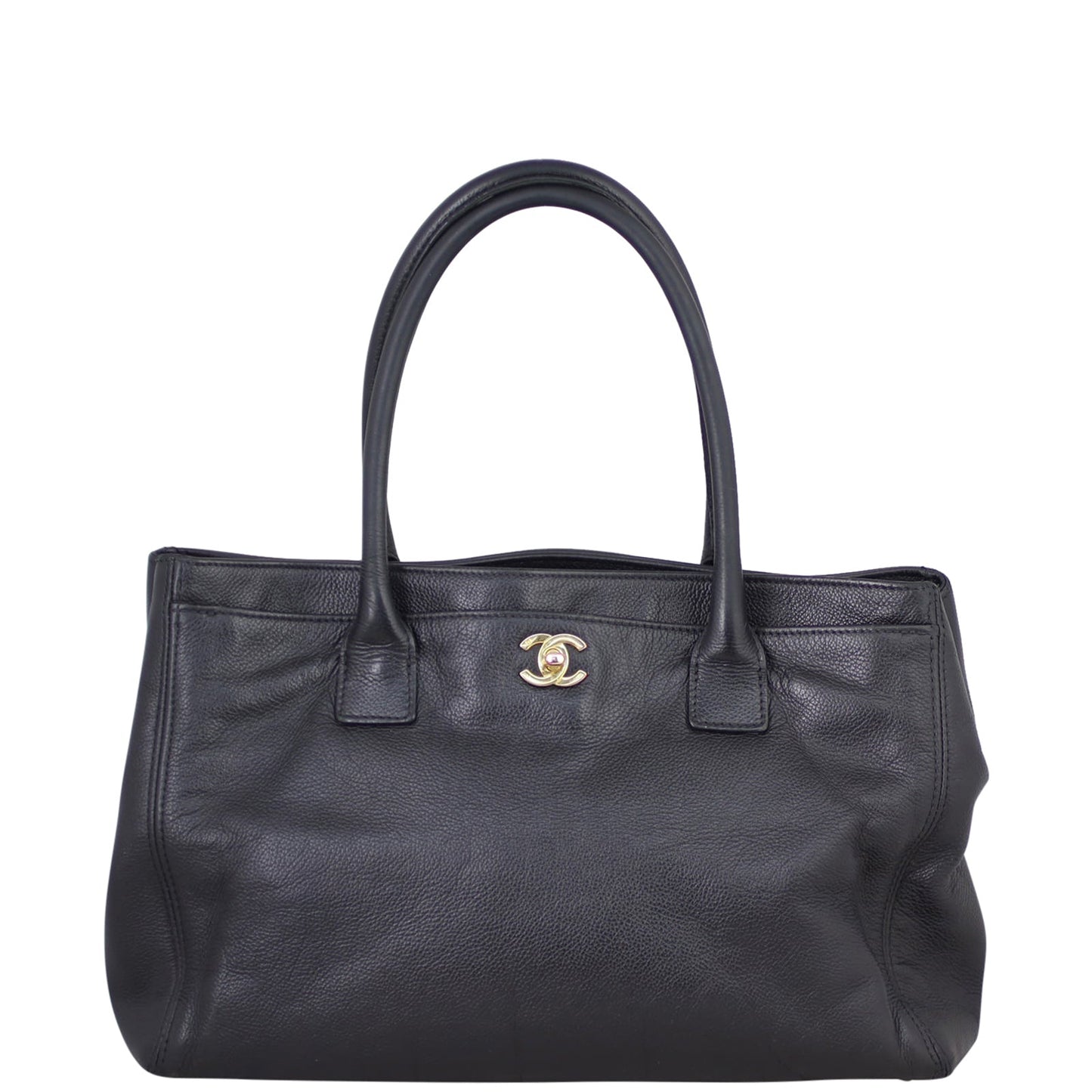 Chanel Cerf Tote Hardware Gold Tote Bag