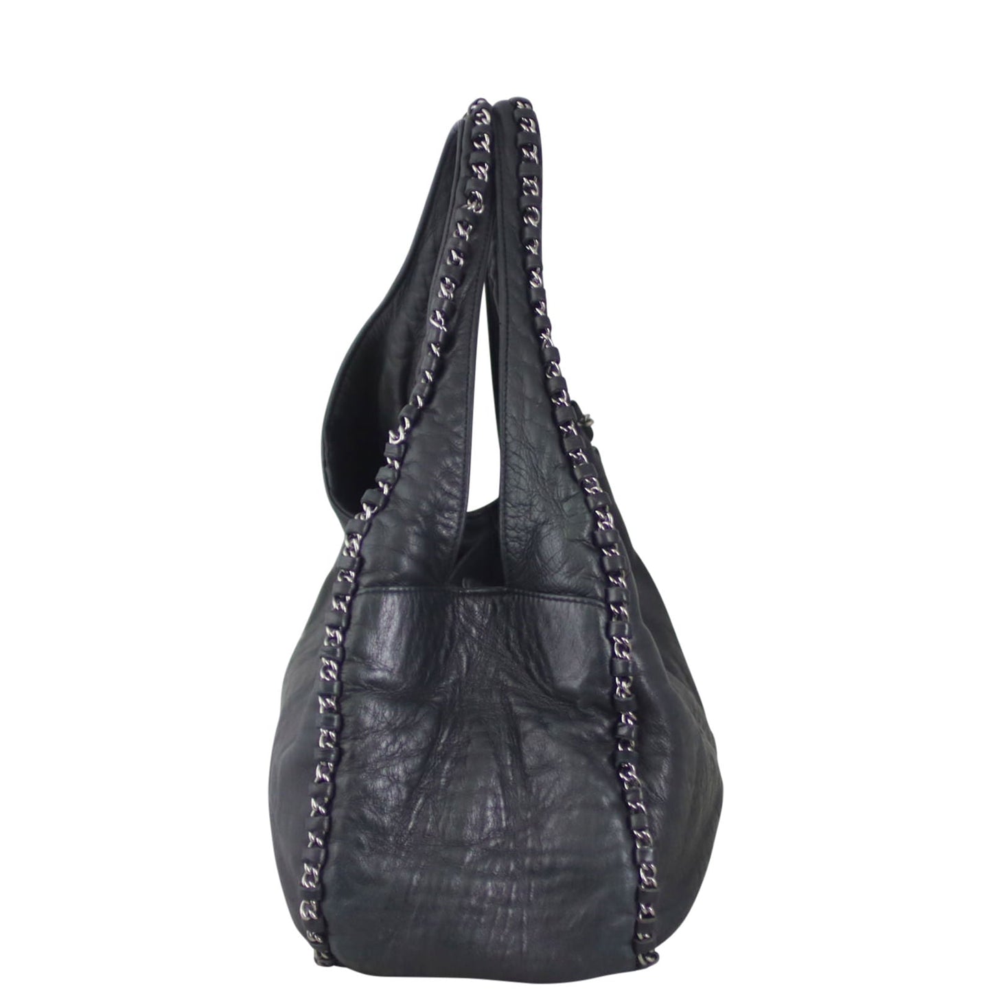 Chanel Around Hobo Chain Hobo Bag